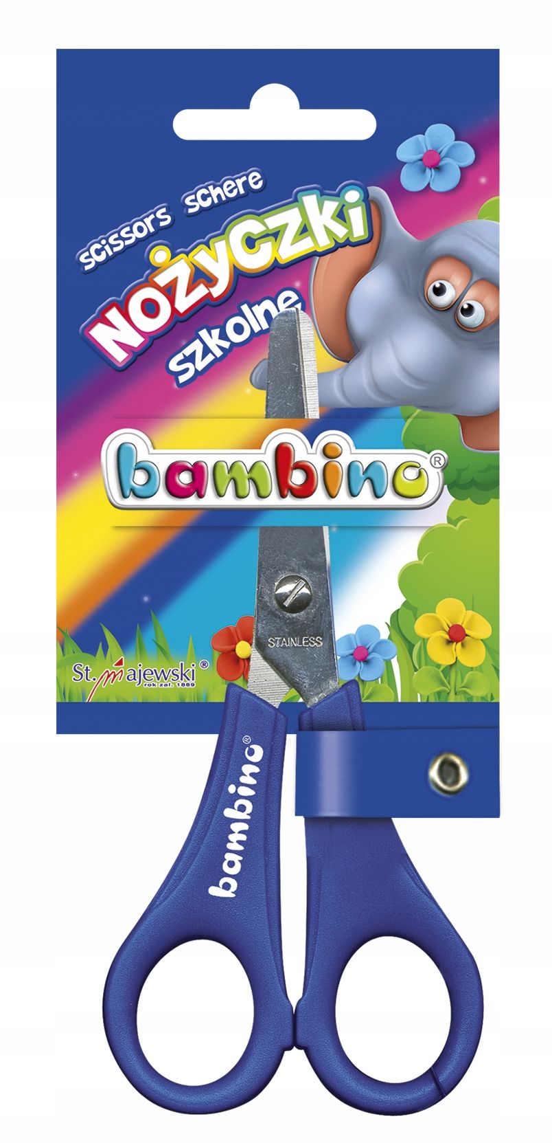  2x nožnice pre ľavákov bambino 13 centimeter