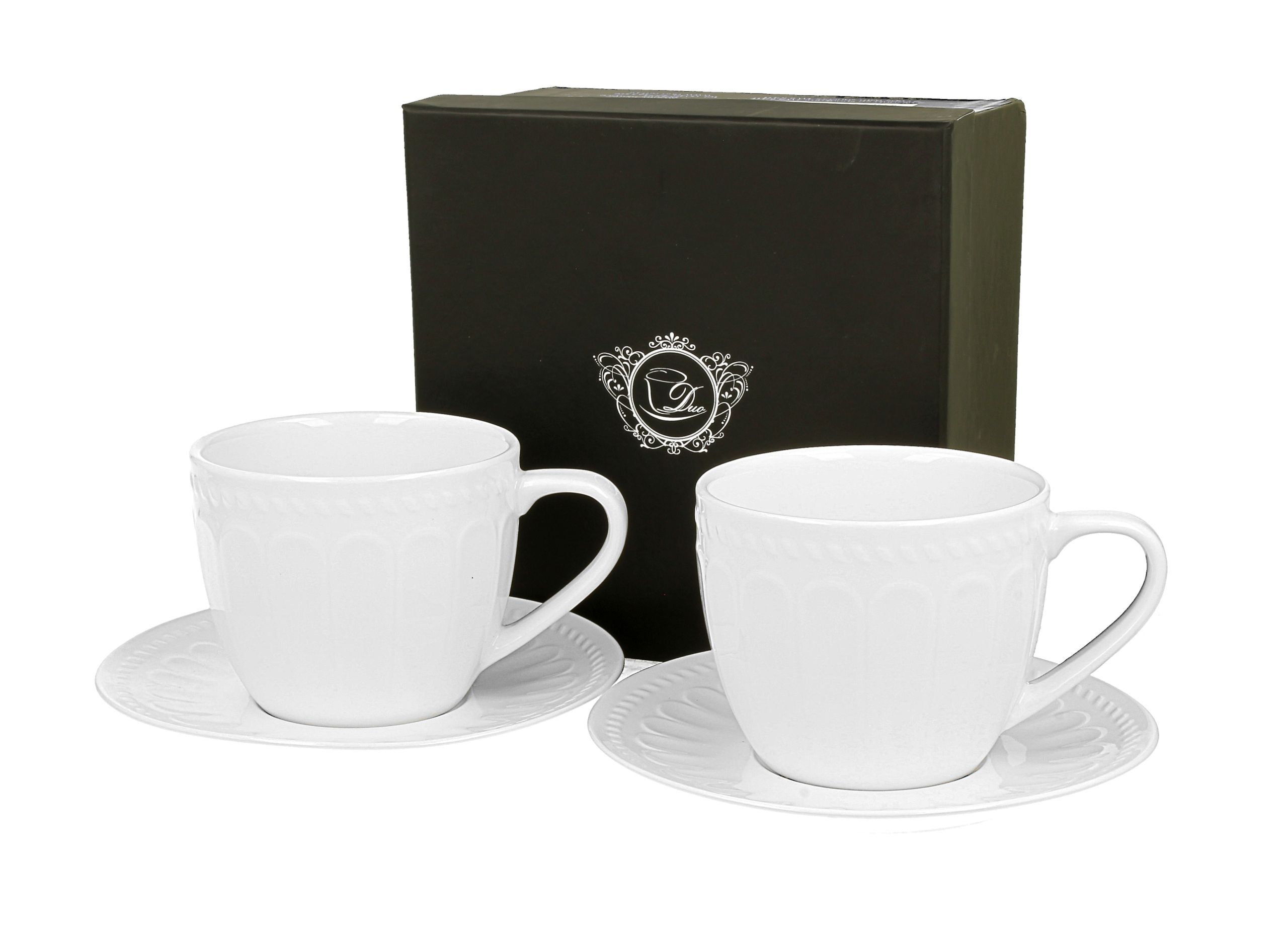  2 cups espresso with saucers safa