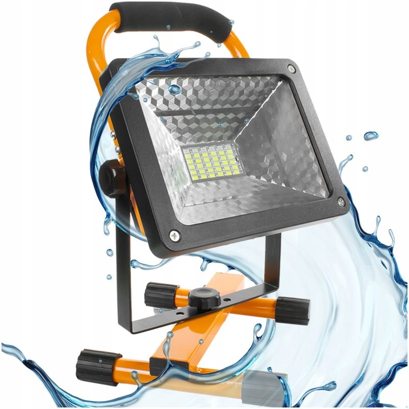  Bezdrôtový reflektor led halogén stavebníctvo sieťová batéria ip65