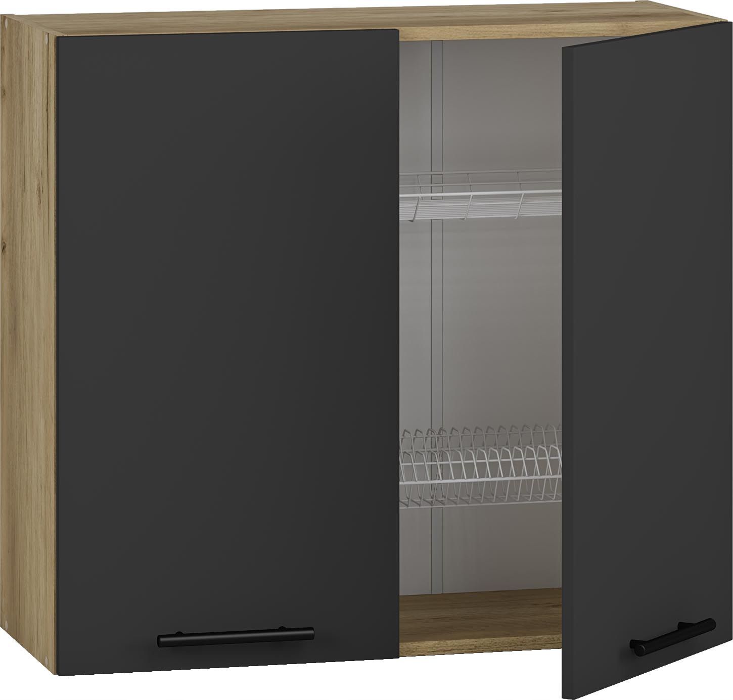  Eckunterschrank armatur für küche unter der spüle dab craft anthrazitfarbe vento dkn-100/82