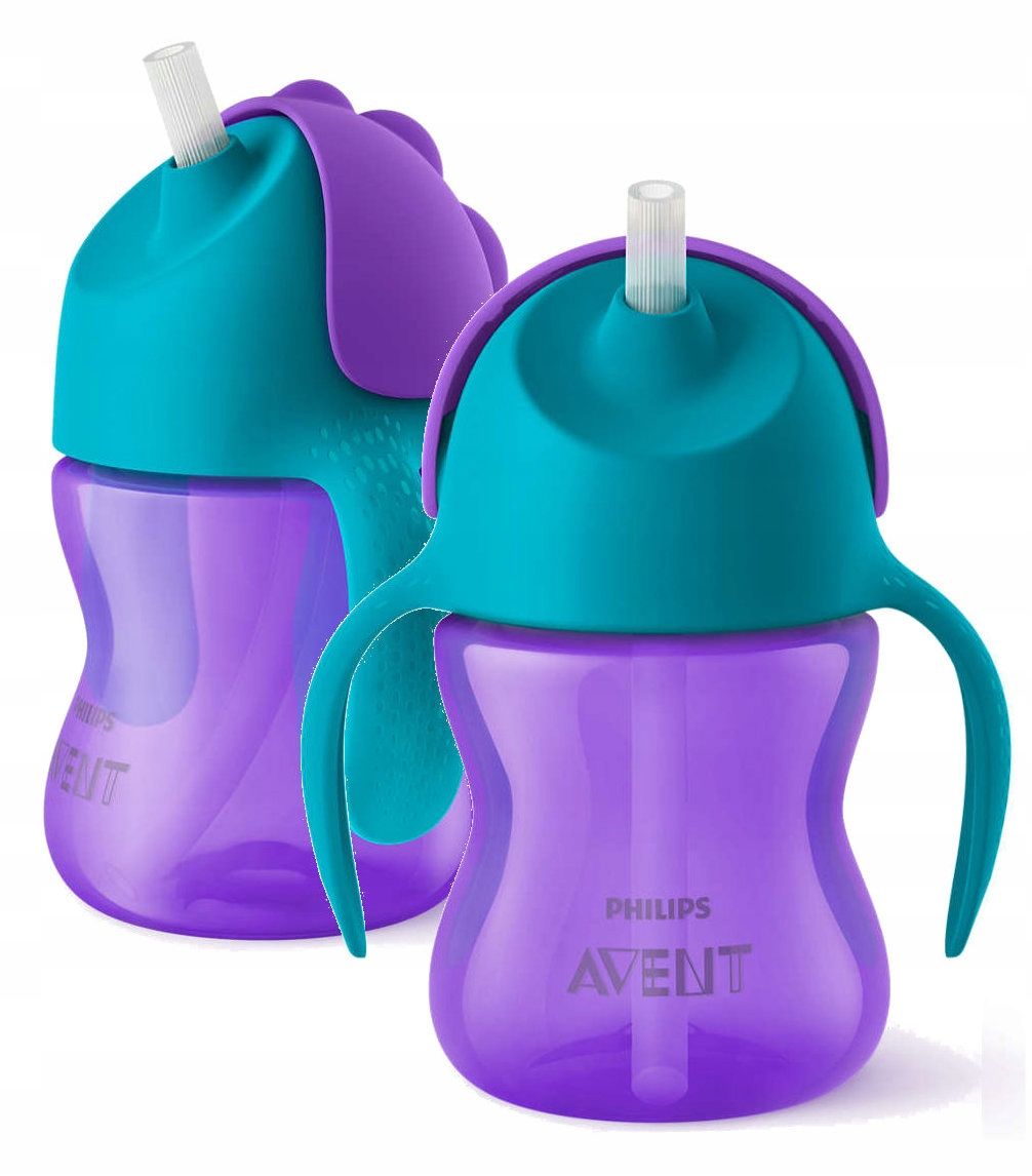  Avent non-spill cup drinking fountain straw 12m+ pink 798