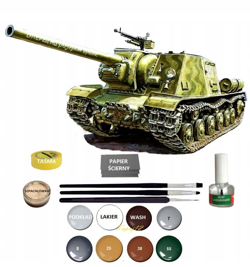  Modelis cisterna pantera tank panther type g + akrila krāsas modeļiem. aksesuāri