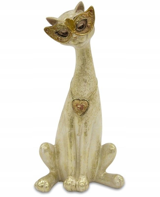  Figurine lady cat mysterious cat cat w mask gift for kociary o219