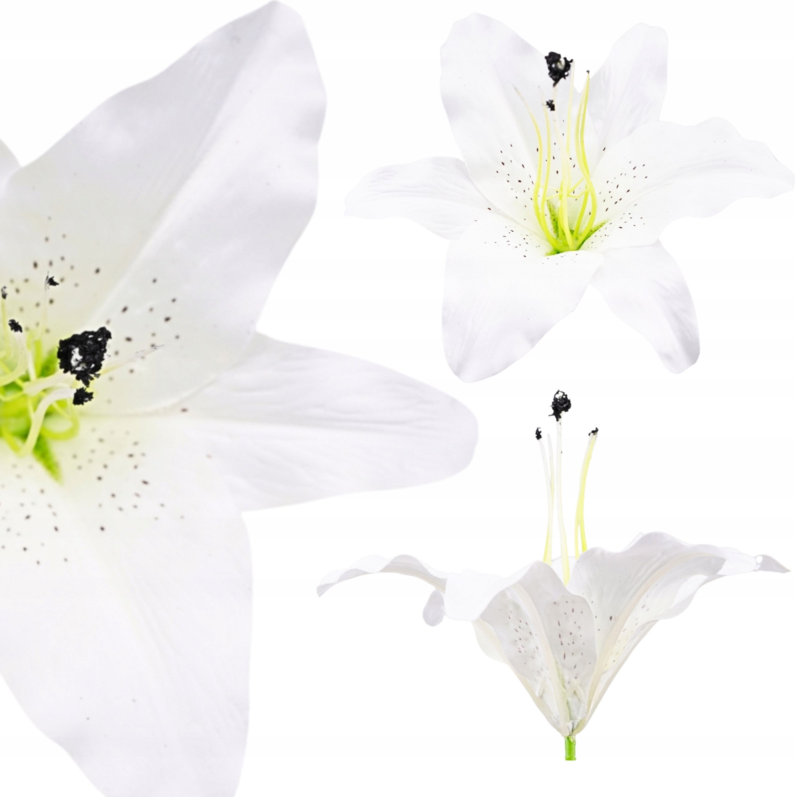  Mākslīgais zieds orhideja zars dekoratīvs rotājums florists pik 62cm