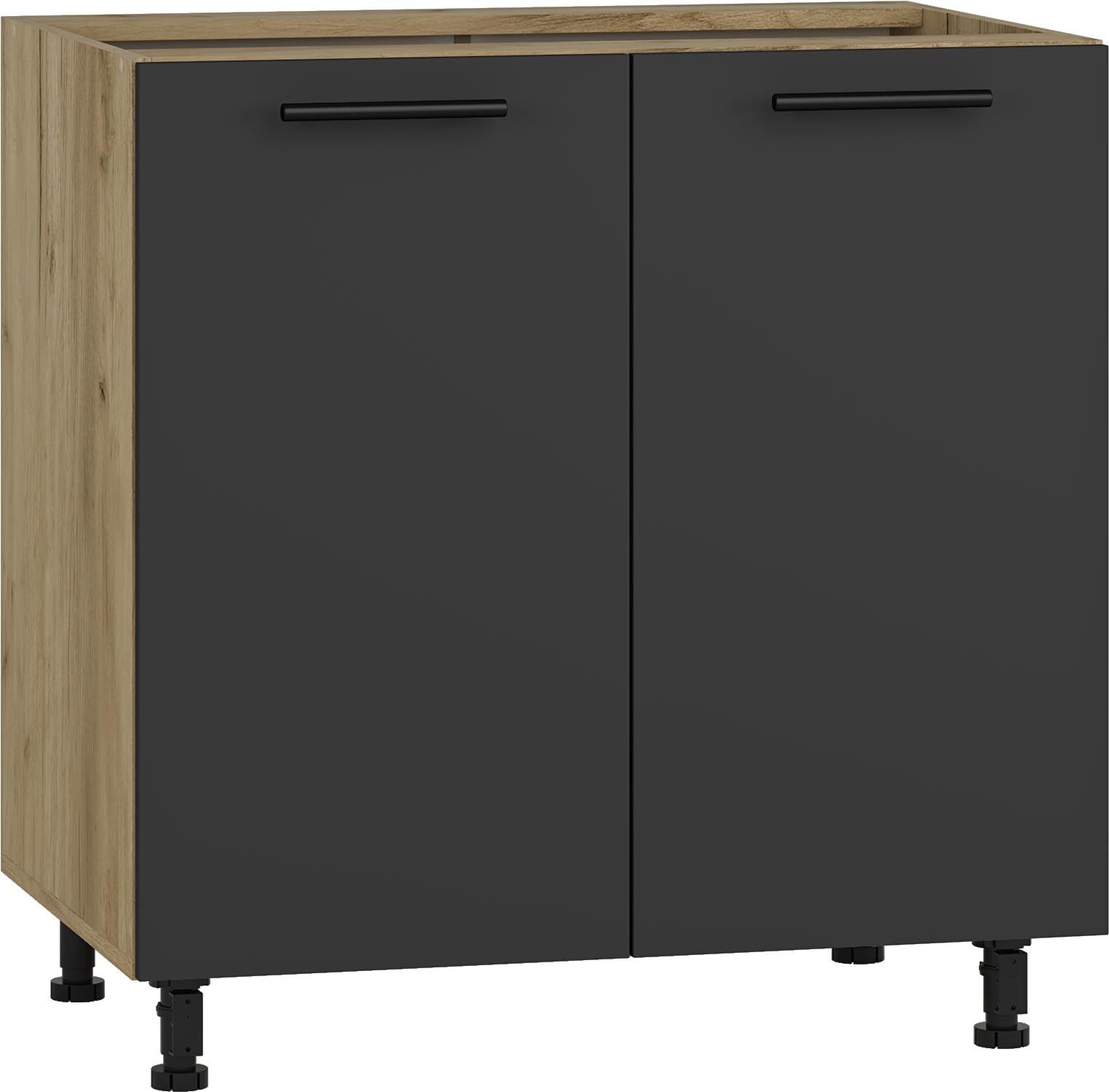  Eckunterschrank armatur für küche unter der spüle dab craft anthrazitfarbe vento dkn-100/82