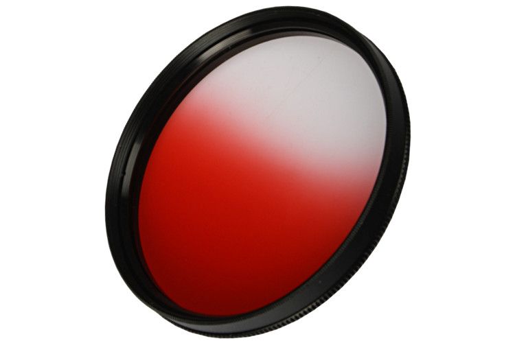  Gradientinis filtras raudonas 62 62mm