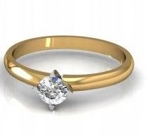  Lieliski gredzens ar izcili 0,44 ct -50% id