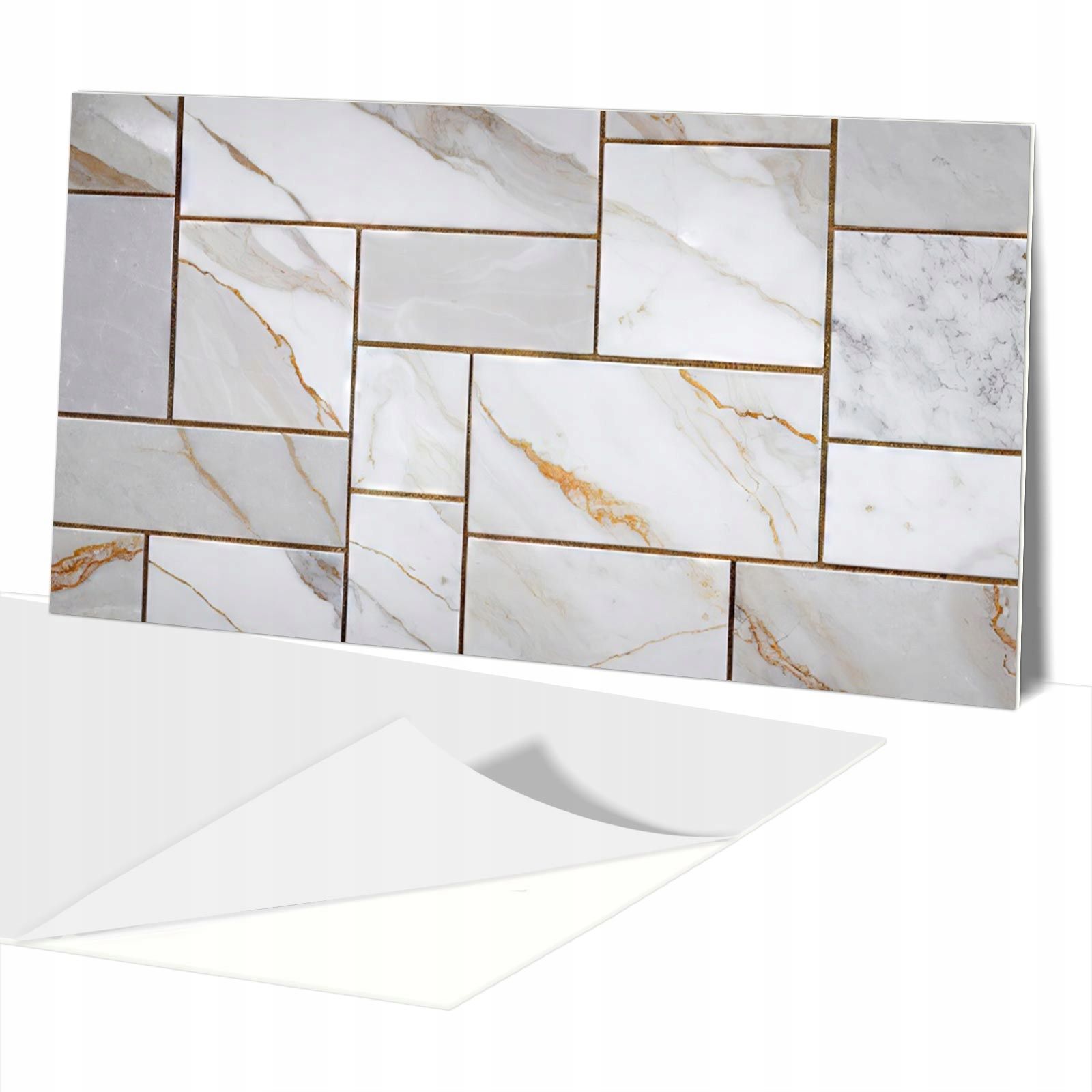  Lipīga plāksne pvc paneļi uz sienas marokānis patchwork 100x50cm