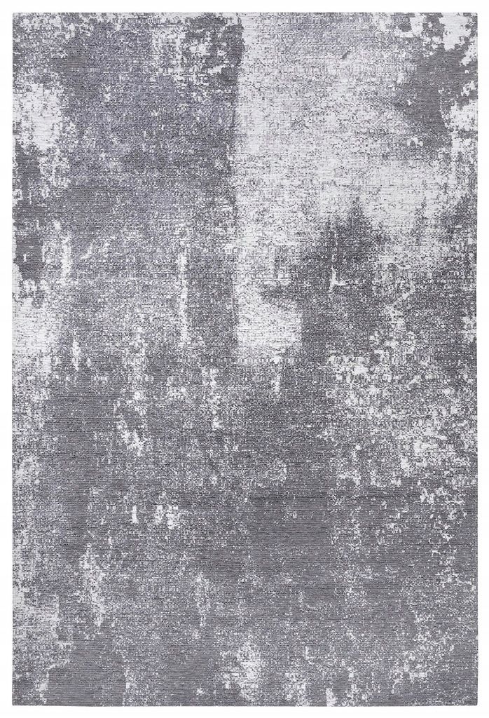 Virtuvinis kilimas 60x90cm, neslystantis tamsiai mėlynos spalvos raštas tradicinis šenilinis
