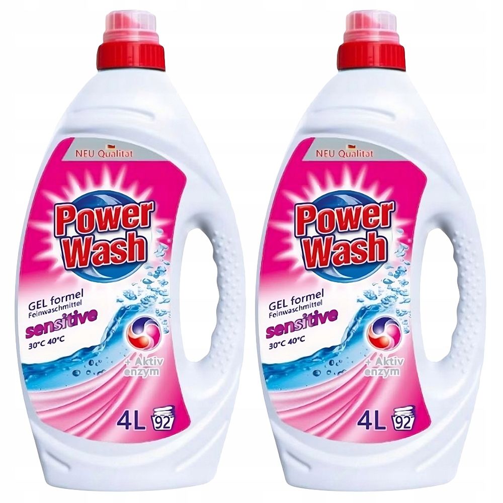  Garnitur 3x 4l deutsch waschgel power wash universal schwarze farbe