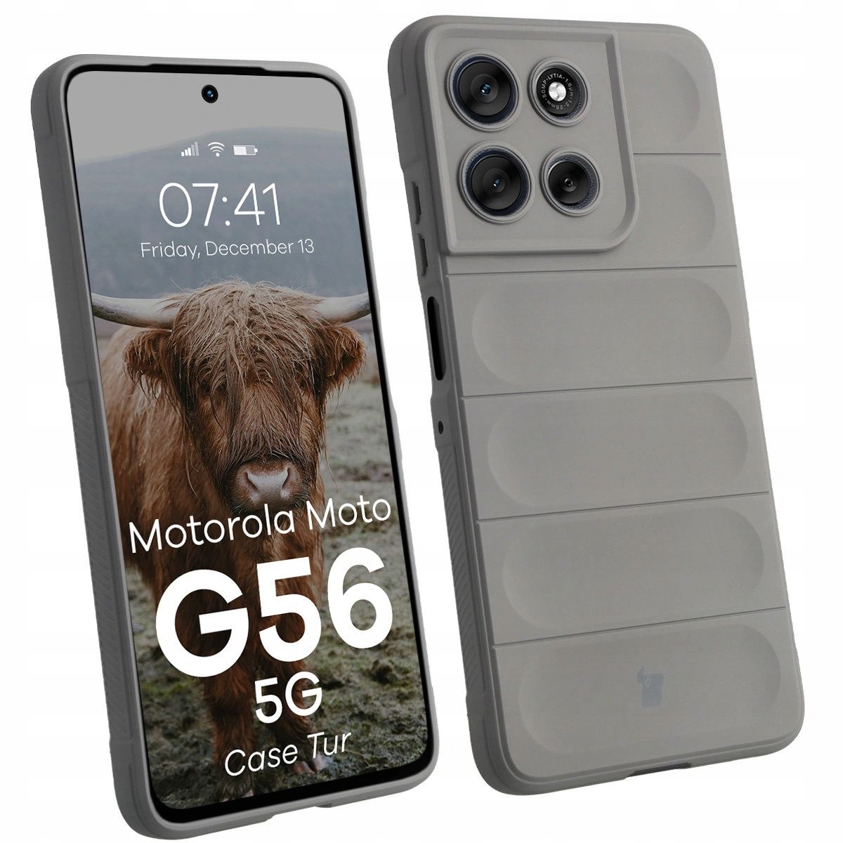  Prípad bizon robiť motorola moto g56 5g, vystužené chrbát telo case