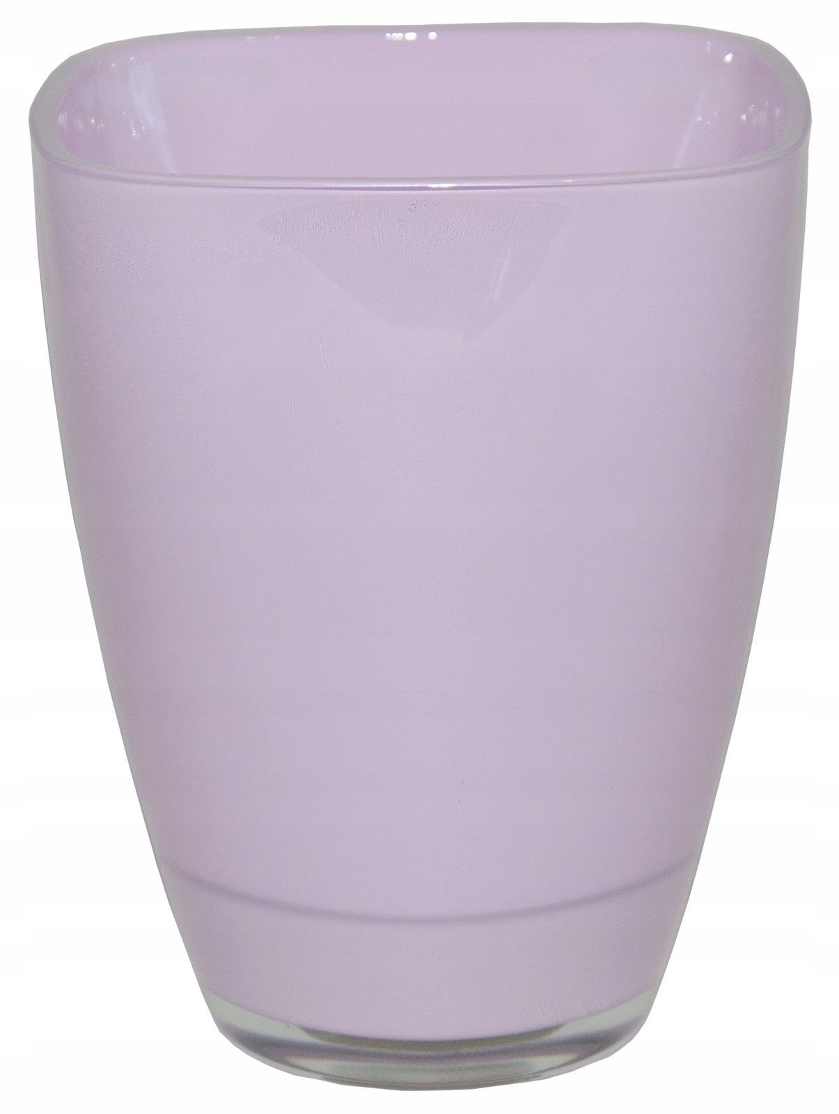  Stikla vāze par ziediem moderns lillā augstums 17 cm diametrs 13 cm