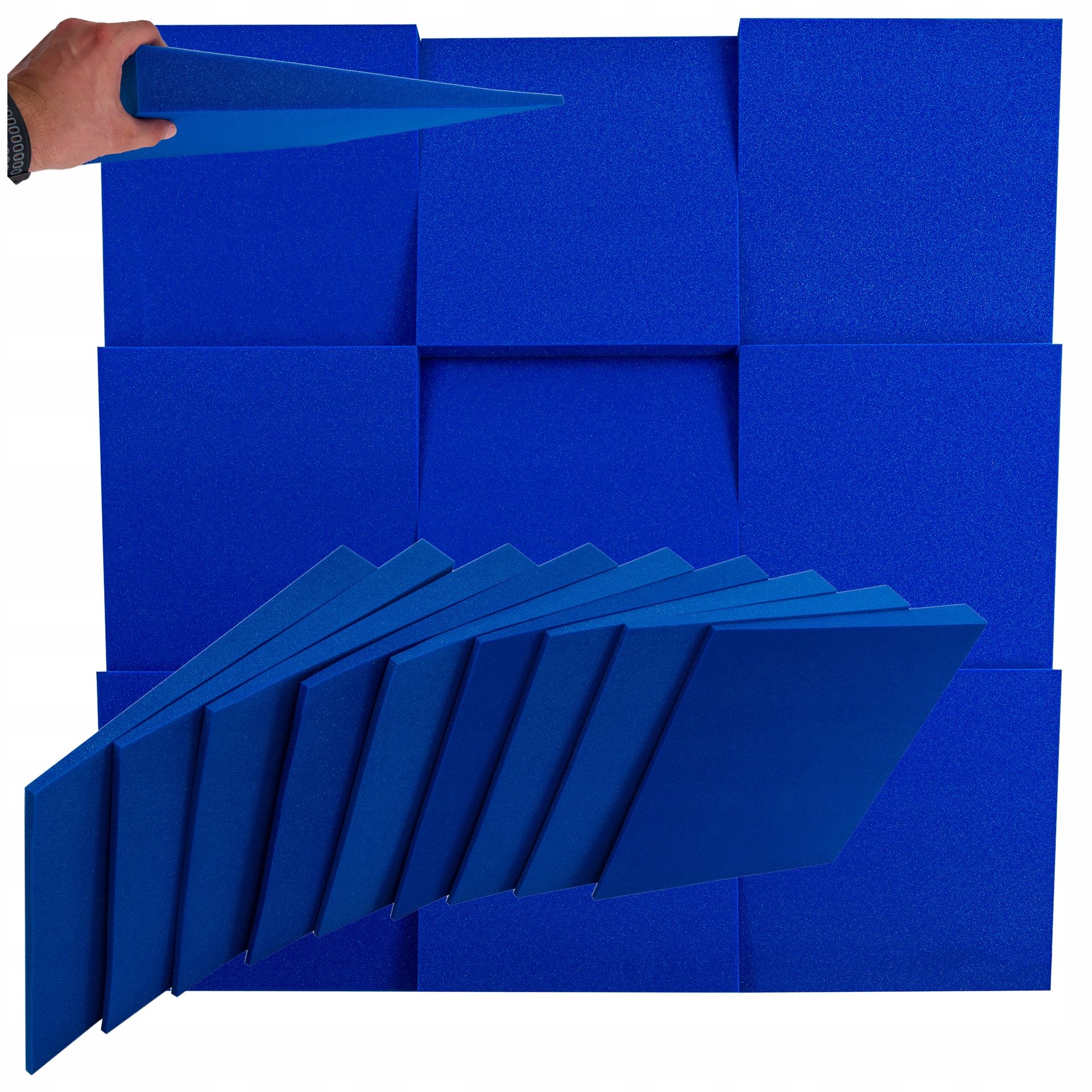  Akustinės plokštės pleištai įstrižos 3d 50x50x5cm puta į kambarį žaidimai