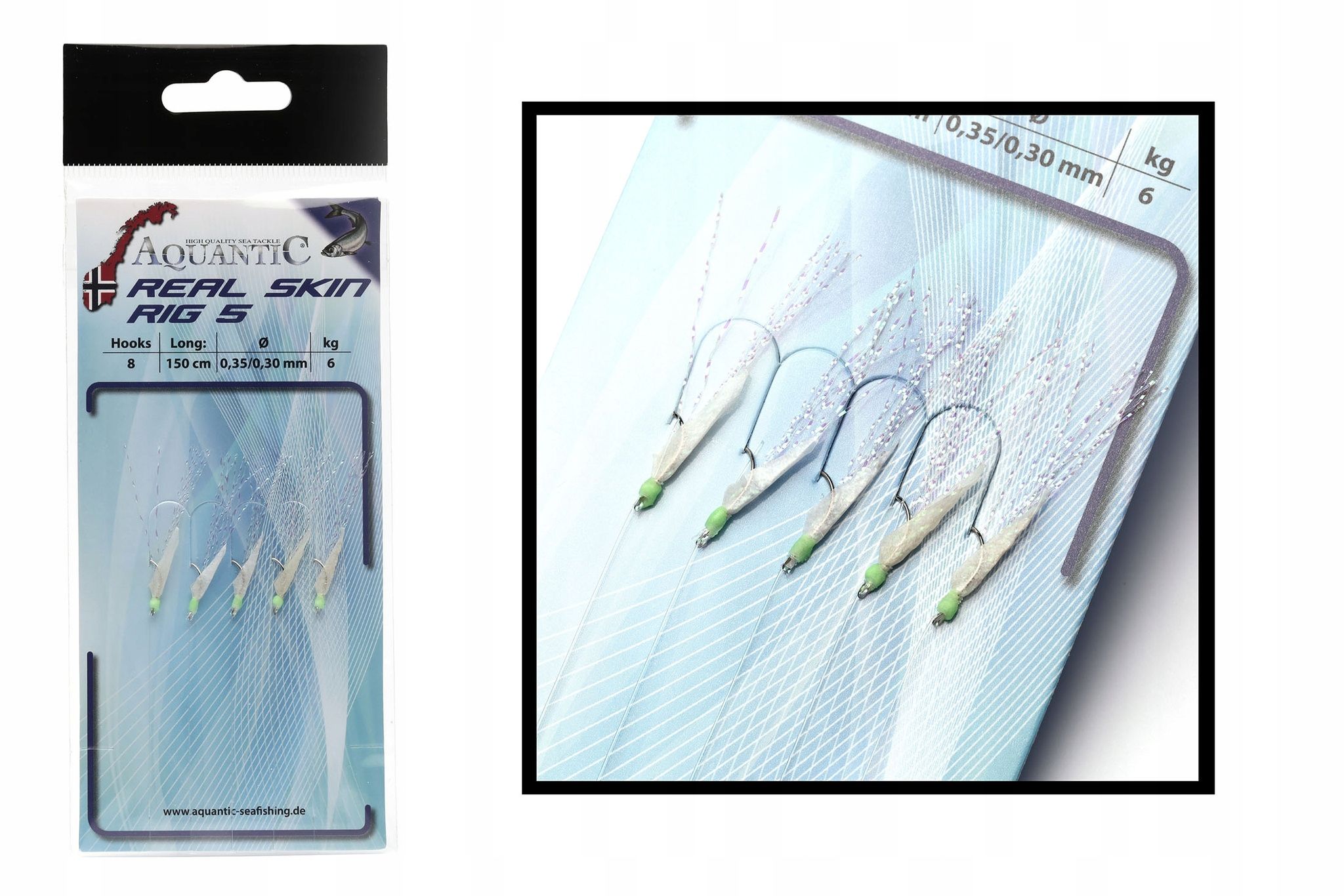  Kulons uz likmes aquantic real skin natural 8-0,35mm