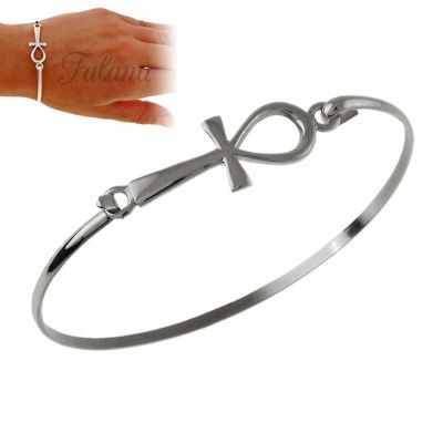  Armband groß steif orientalana kreuz ägyptisch ankh silber 925 b0900