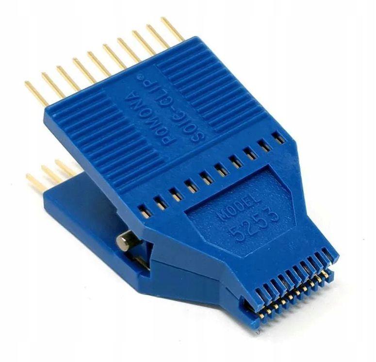  Spaustukas bandymo soic 8-pin r=1,27mm su kabeliu i ad