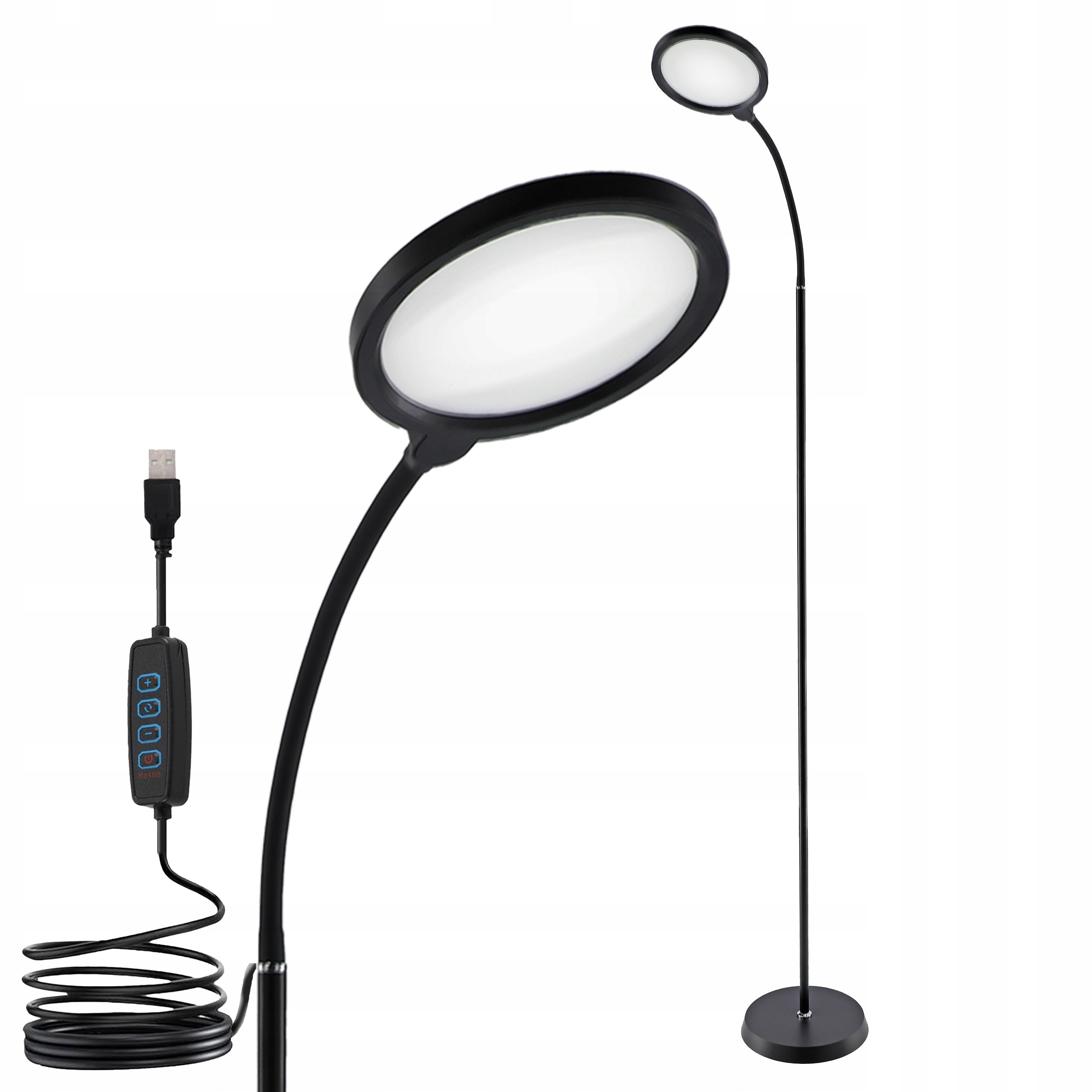  Stehleuchte led-licht zum lesen nachttisch 1x gu10 schalter 160cm