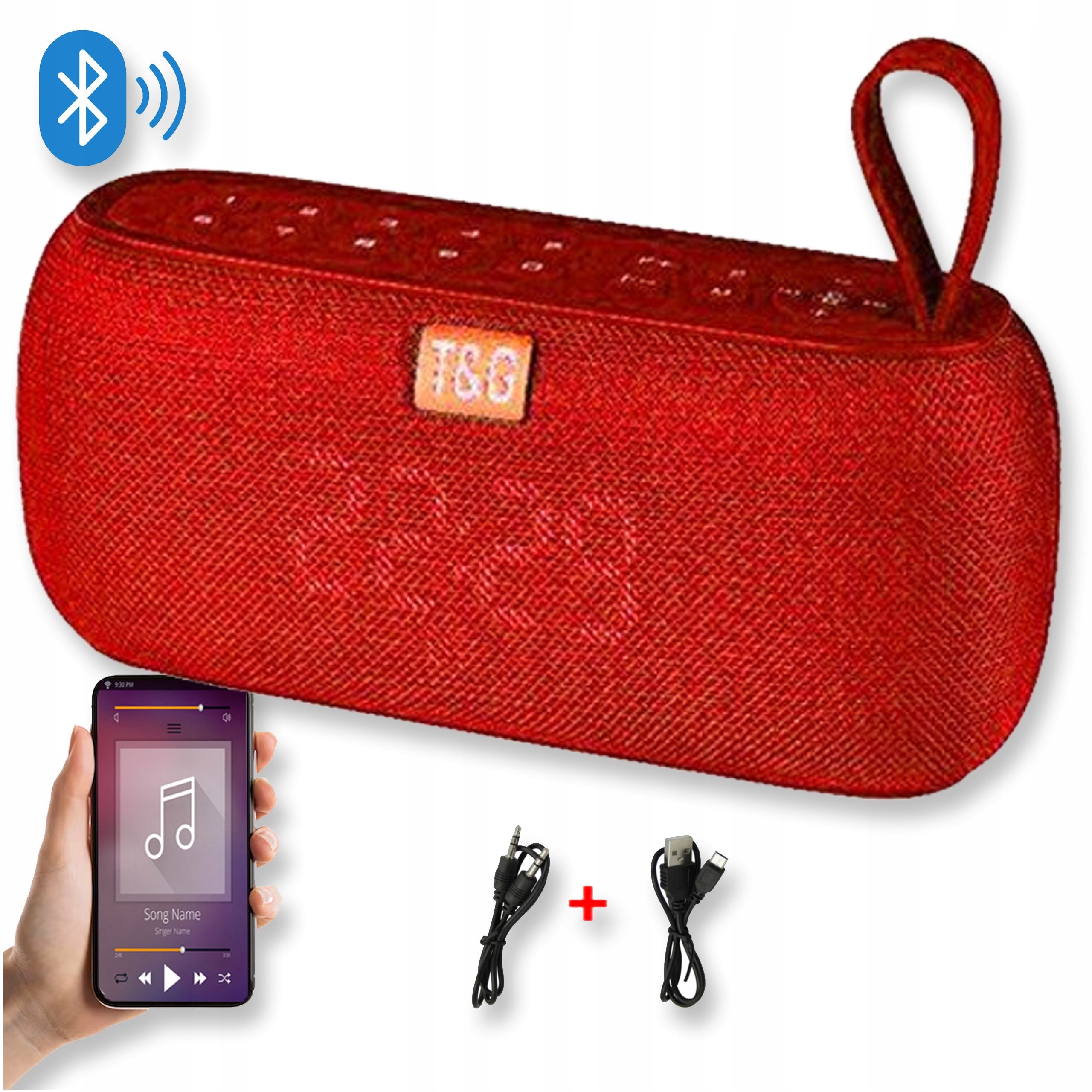  Speaker with bluetooth function portable wireless audio usb fm mobile radio aux sd