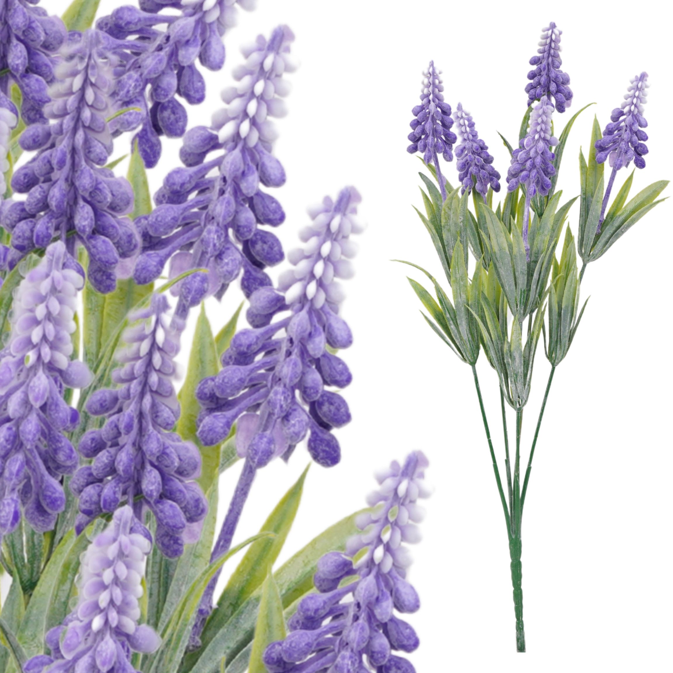  Dirbtinės gėlės gipsowka šakelė 32cm tanki violetinė priedas puokštėms