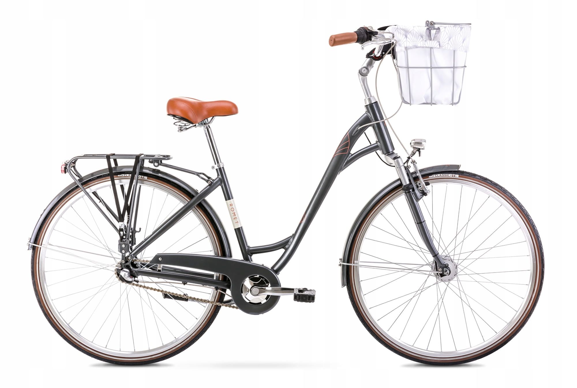 Miesto dviratis romet 2228543 rėmas 18 colių kolo 28 " rudas