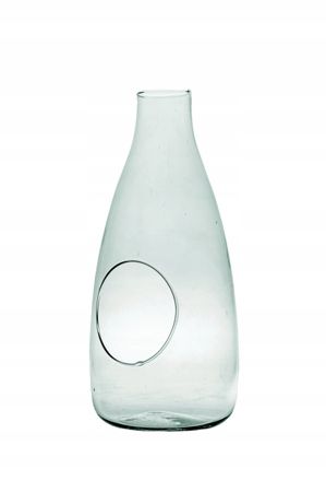  Stikla vāze cast formowany manuāli 27-29 cm
