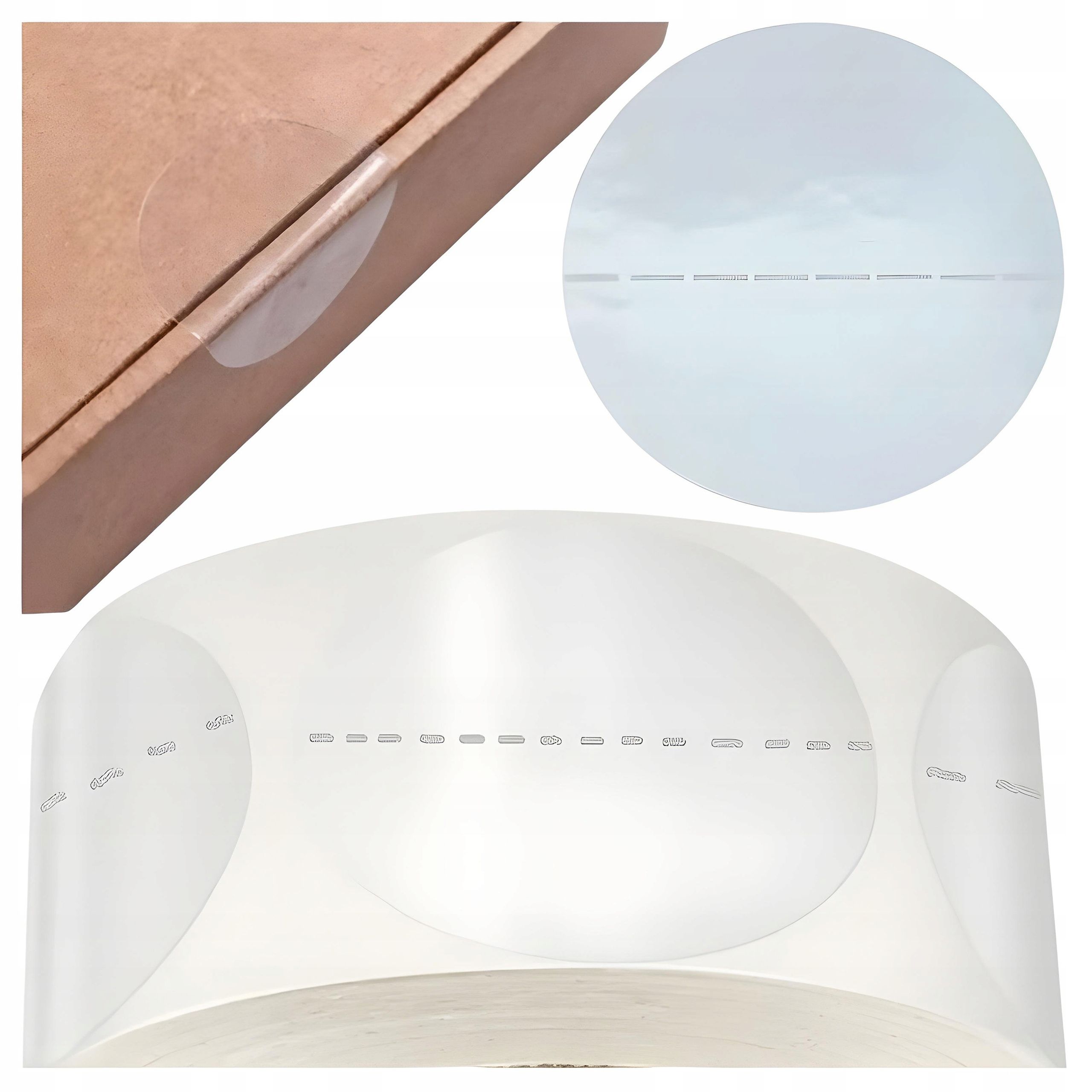  Räder klebrig zum verschließen von paketen, boxen fi 40mm 2 tausend. dichtungen
