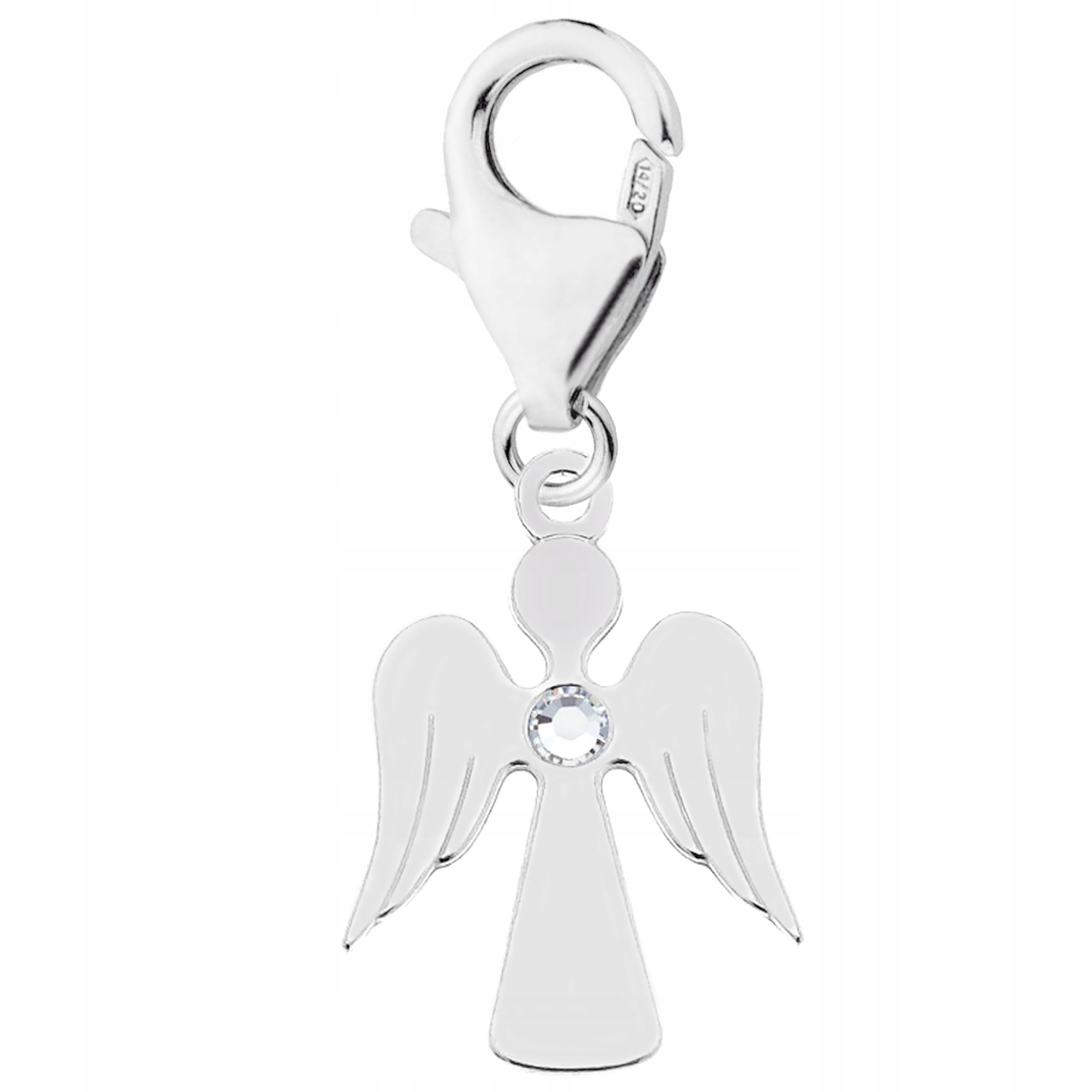  Silberanhänger karabiner mit einem engel angel engel engel silber 925