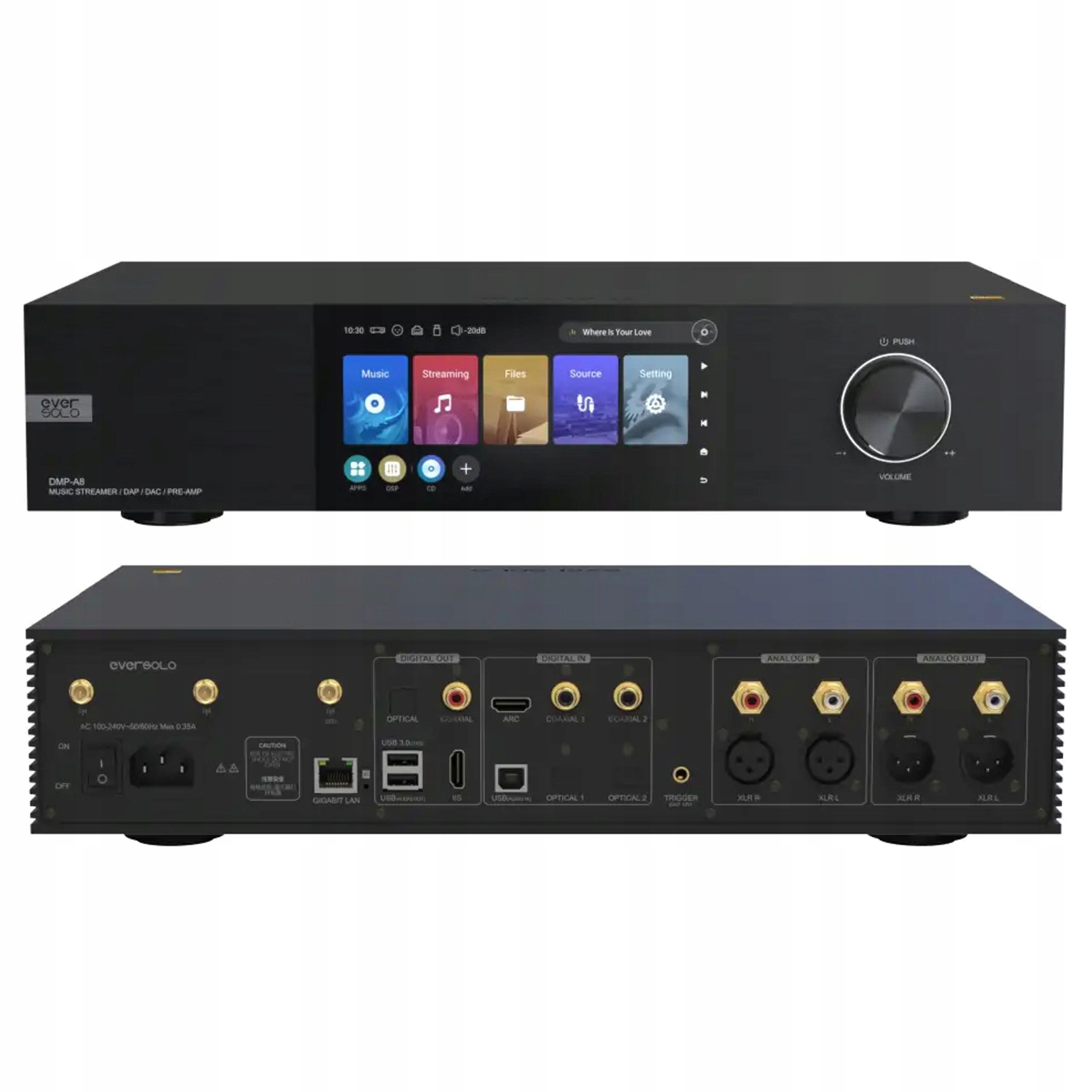  Eversolo dmp-a8 sieťový prehrávač | streamer | preamp | dac | dap | bt5.0