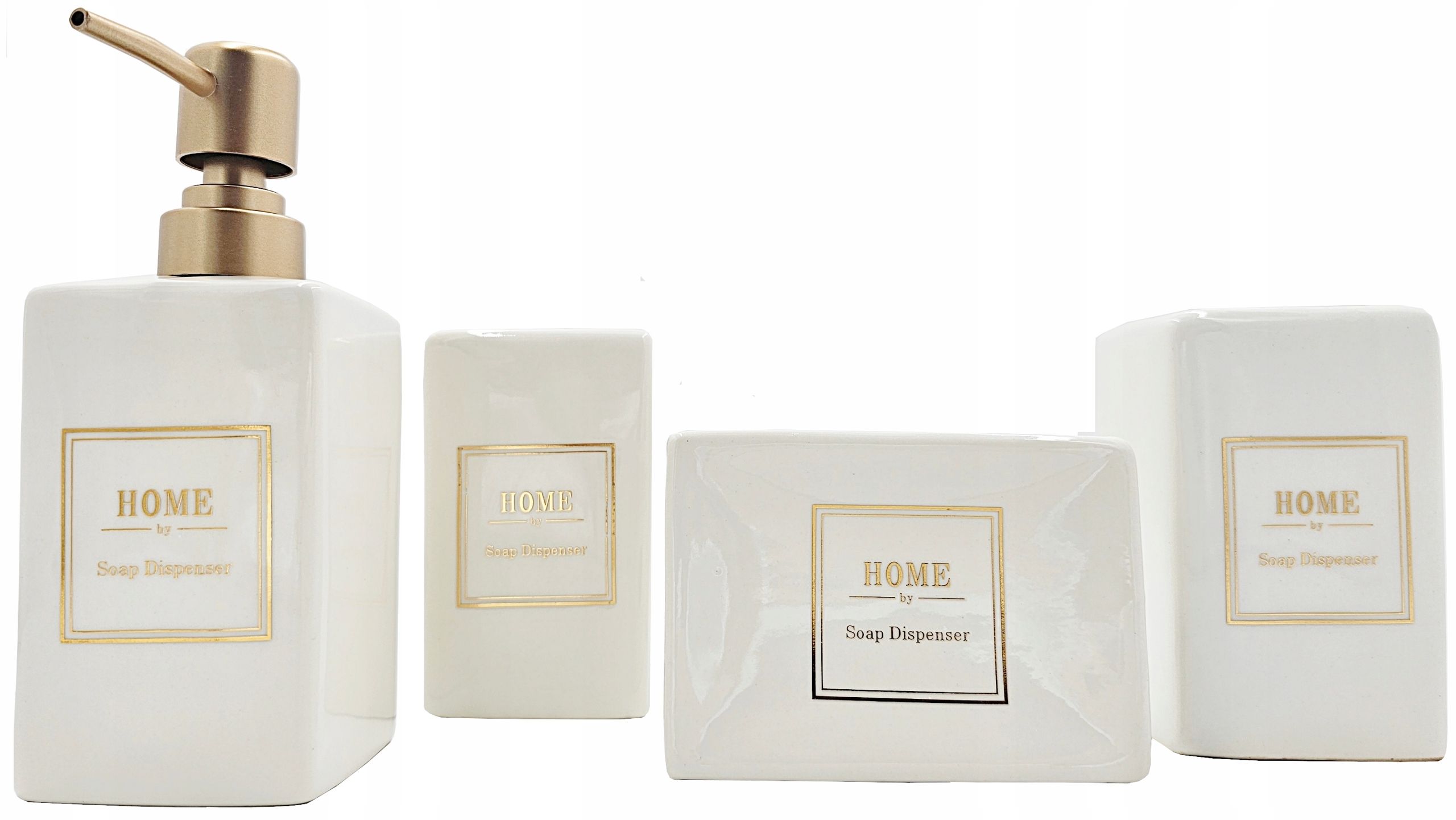  Bathroom set dispenser for soap cup silver bj2