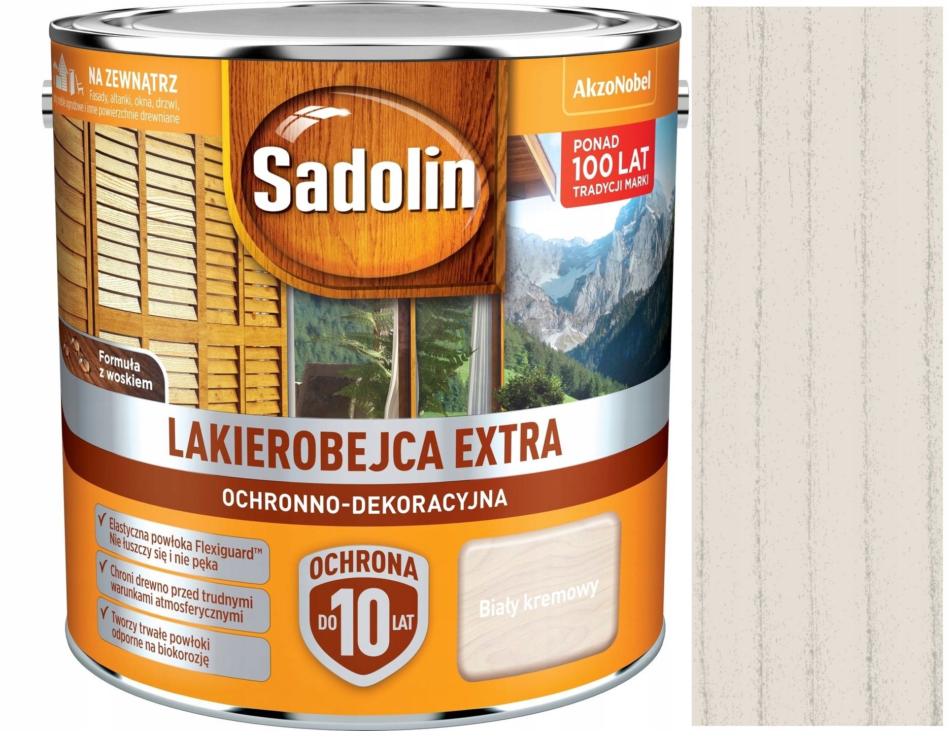  Sadolin extra lacbeitz 2,5l licht grau