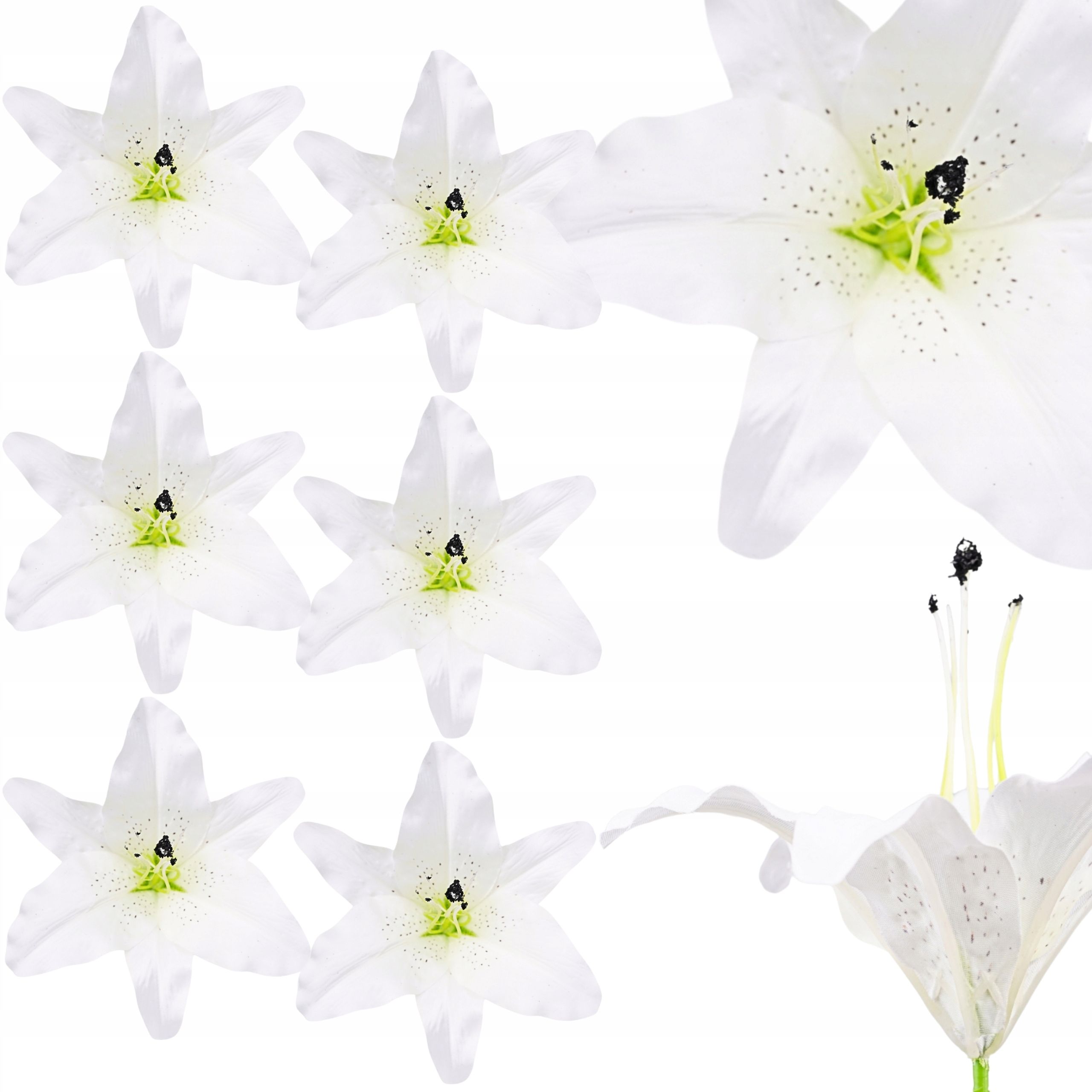  Mākslīgais zieds orhideja zars dekoratīvs rotājums florists pik 62cm