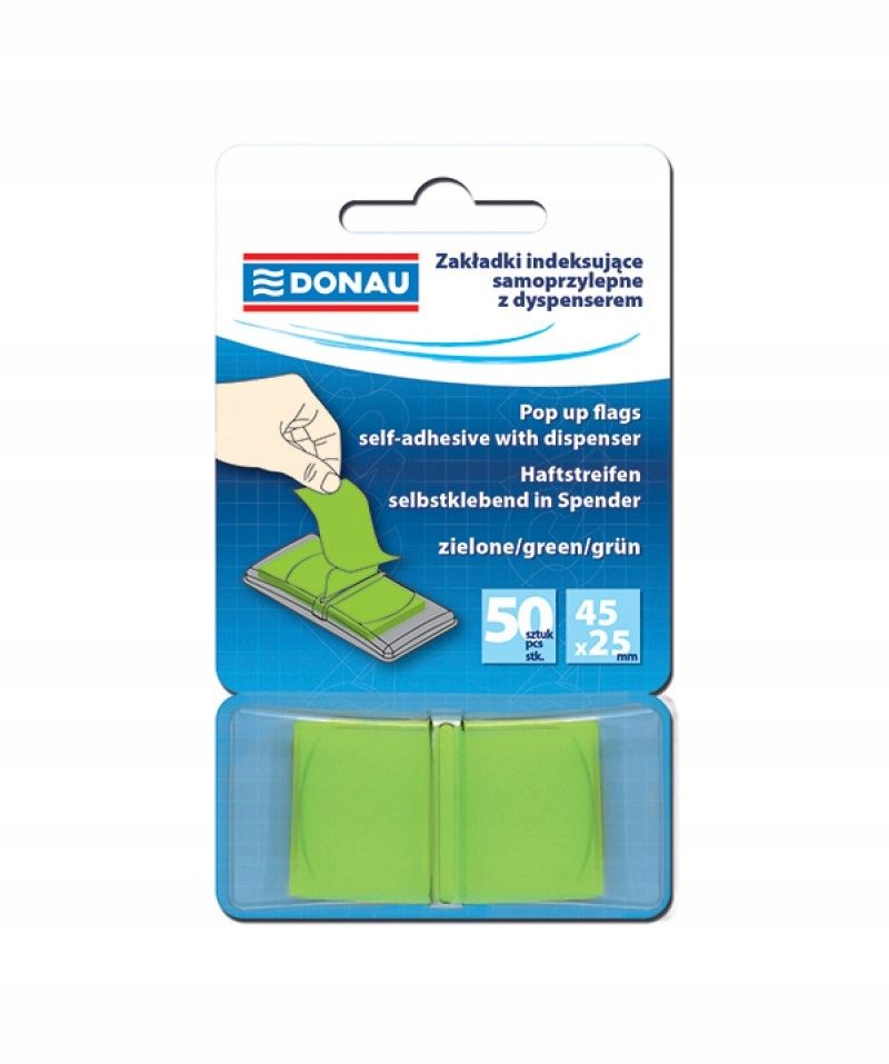  Registerkarten pp 25x45mm 1x50 blätter gelb klebrig