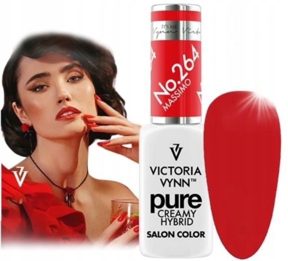 Victoria vynn hübriid küünelakk 108 black velvet sügav must värv 8 ml