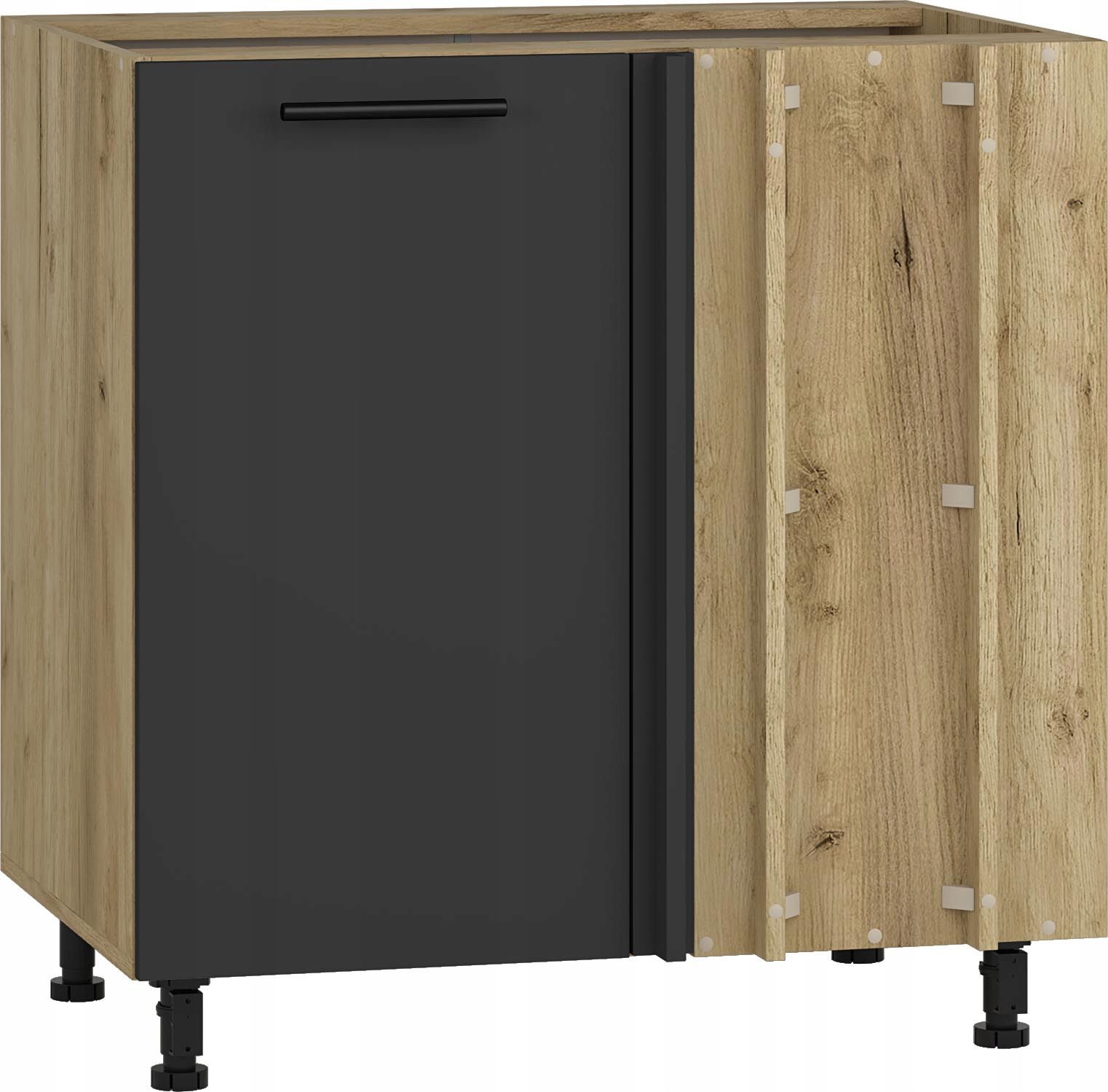  Eckunterschrank armatur für küche unter der spüle dab craft anthrazitfarbe vento dkn-100/82