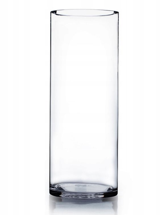 Klaasist vaas silinder tuba h 50 cm d 15 cm