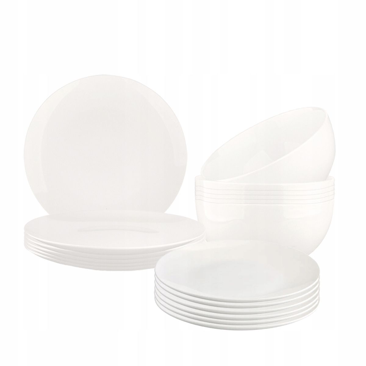  Tellerset 6 personen schüsseln platten 18 pcs. altom design reactive ivory