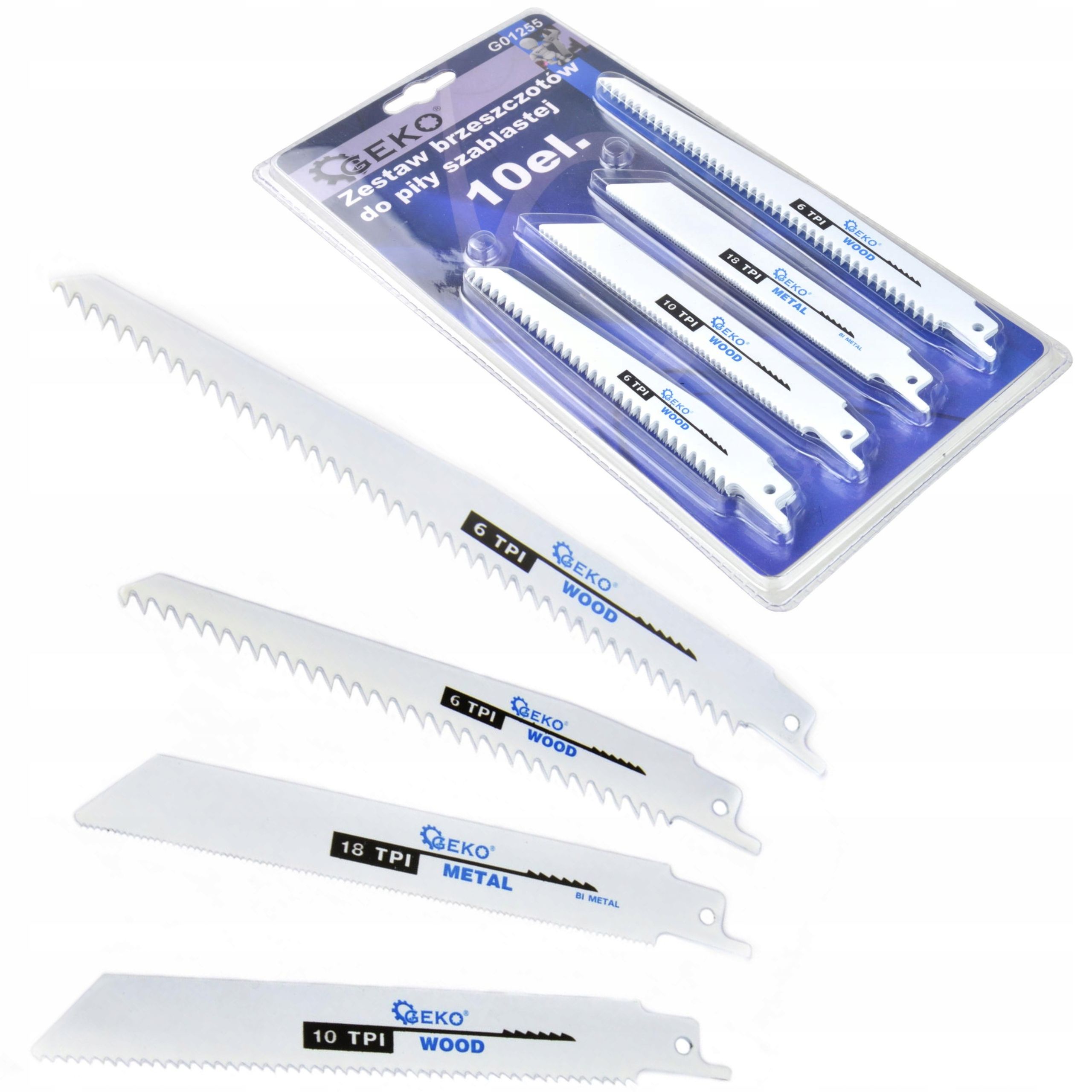  Geko saw blade set i accessories - renowatora 6 parts g01256