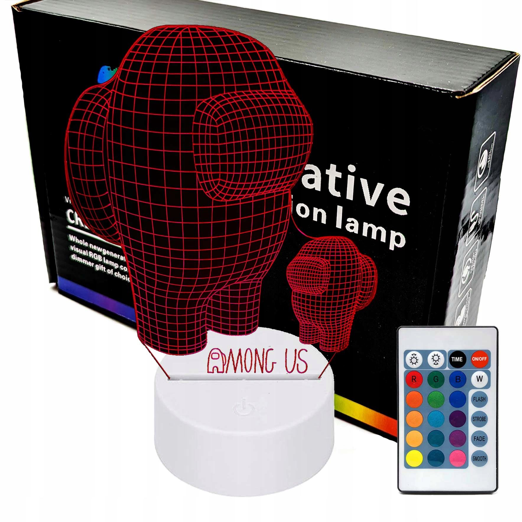  Noční světlo fortnite 3d lampy led