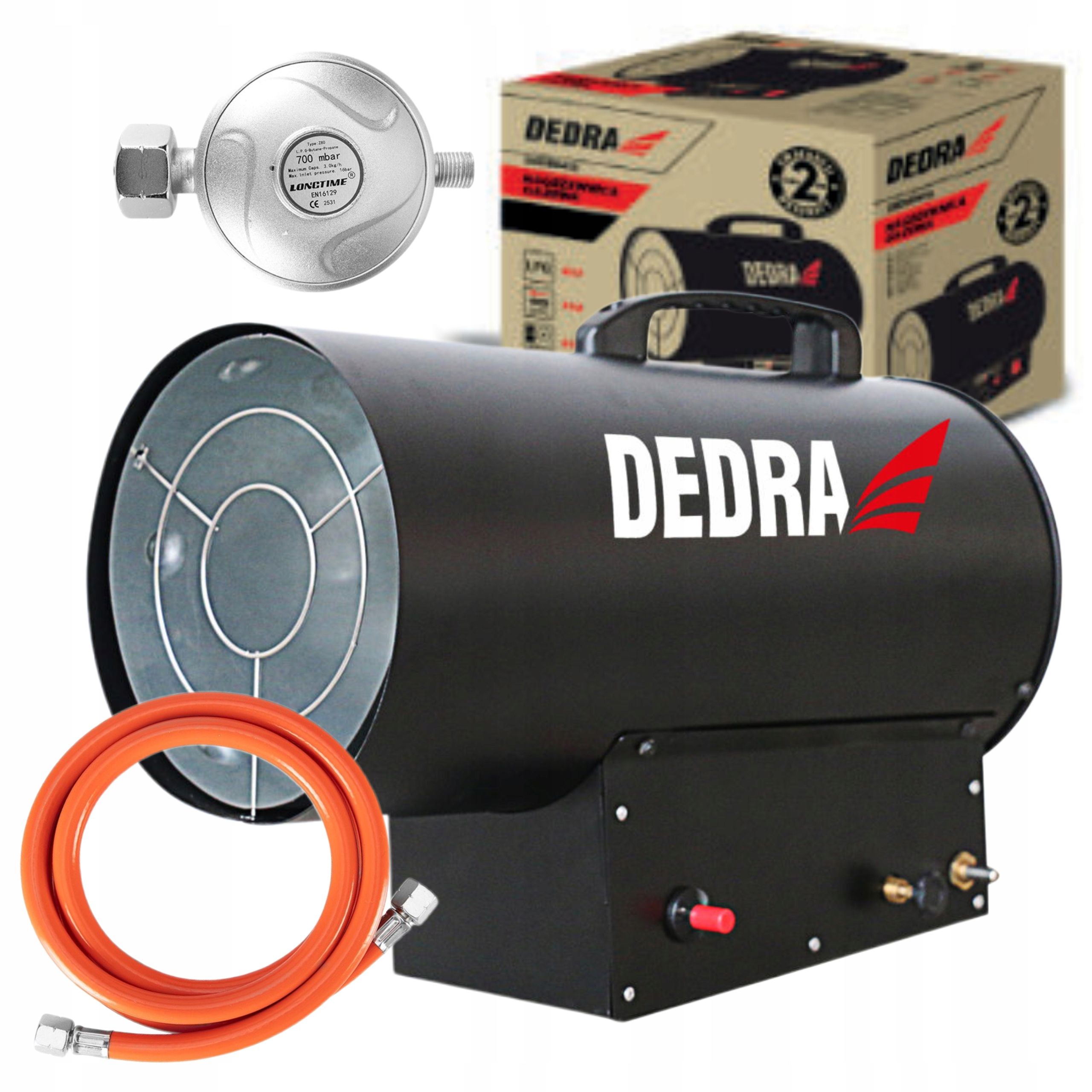  Dedra lila heizung 51kw thermostat 50l 1100m3/h räder ded9964at