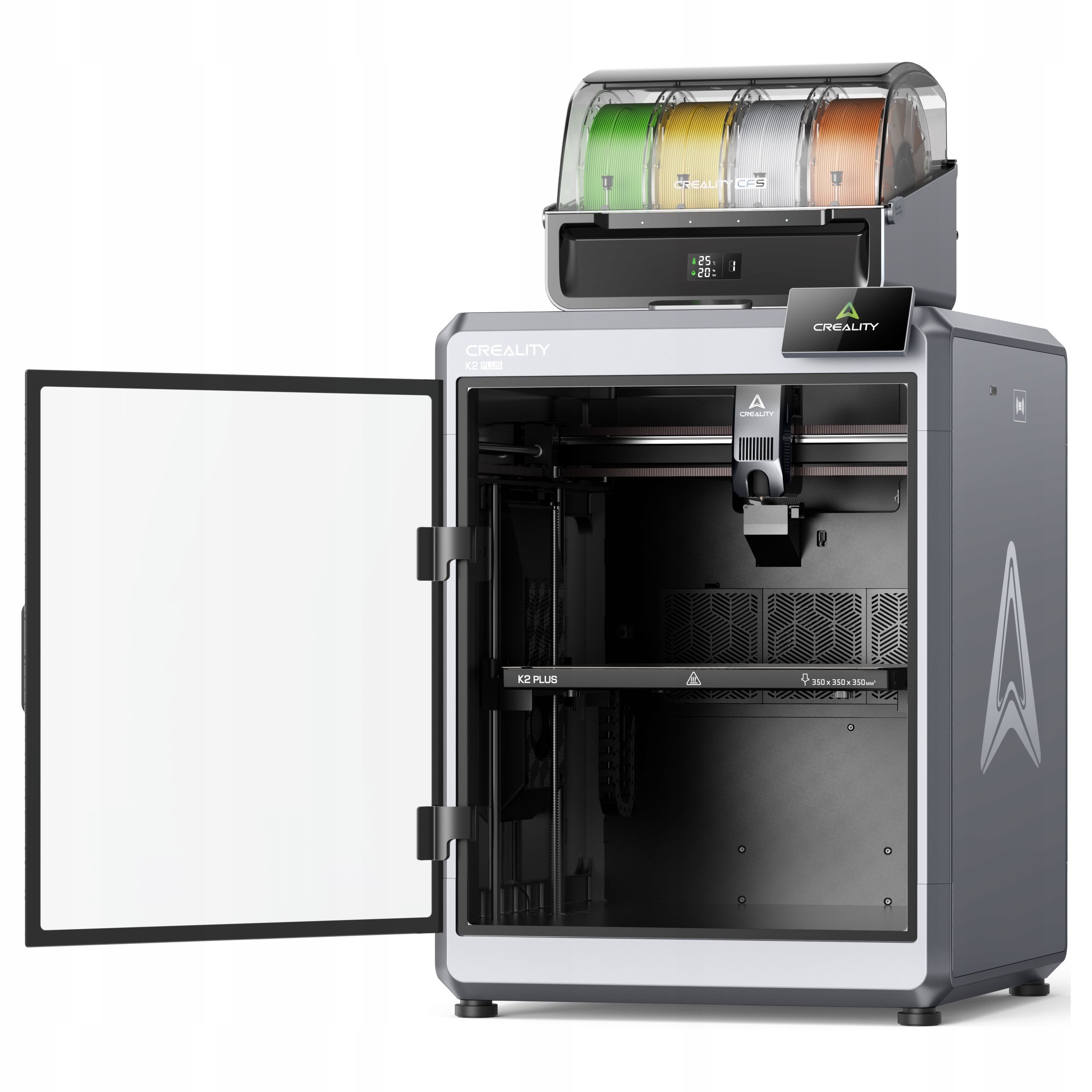  Reaalsus k2 + professionaalne 3d-printer fdm suletud wifi suur 350mm