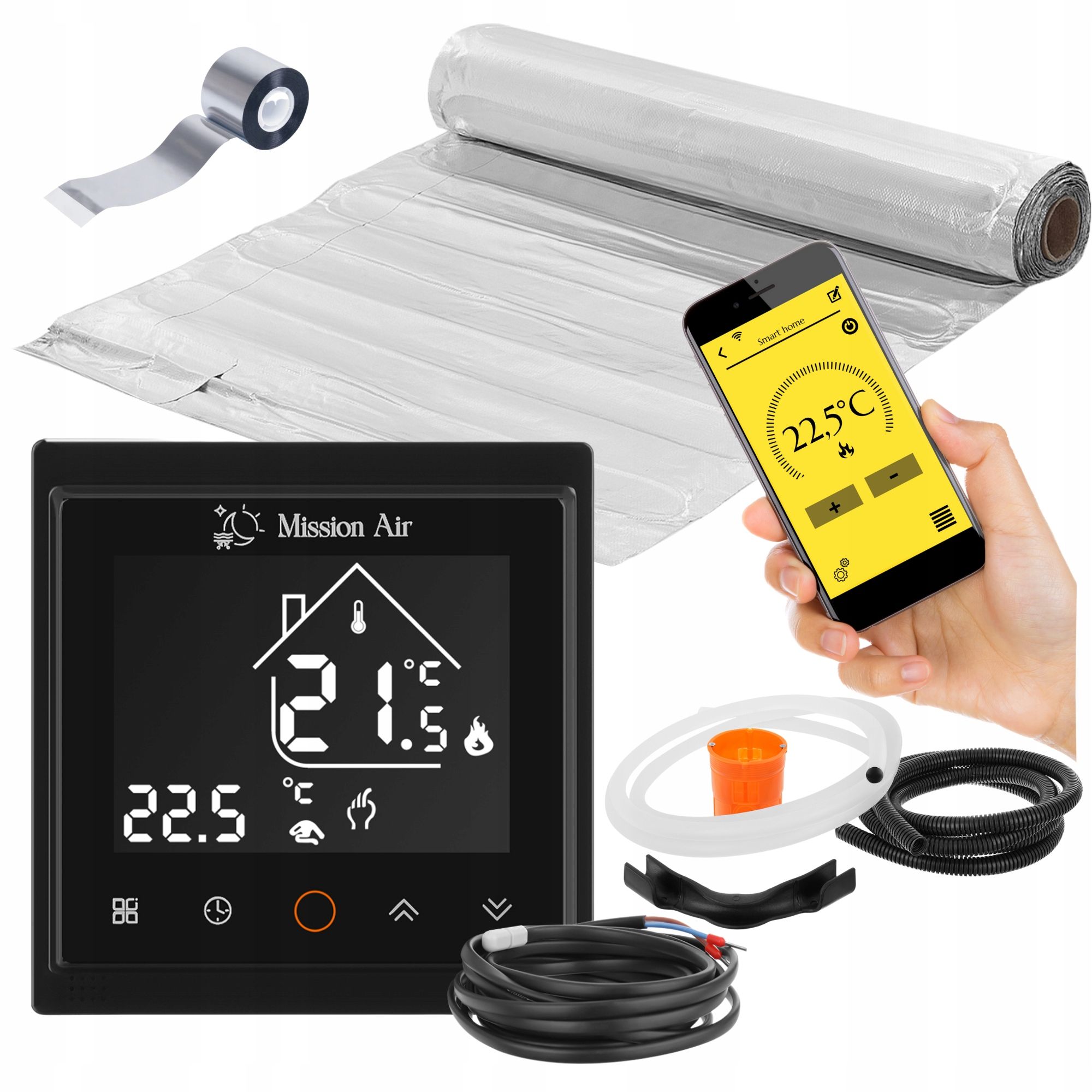  Komplekt soojenduspadi paneelide all mal-160w/m² 1,5m²
