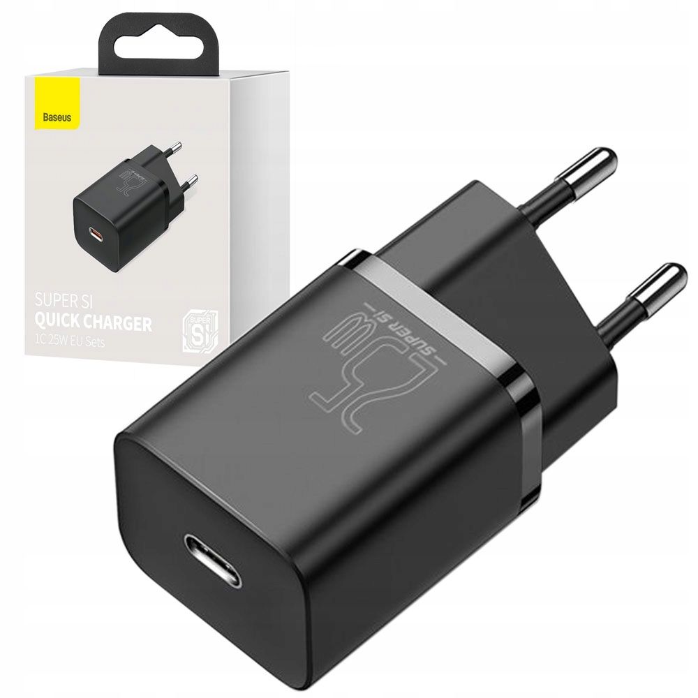  Baseusas greitai kroviklis telefonui 2xusb usb-c tvirtas maitinimo šaltinis 30w 3a pd qc