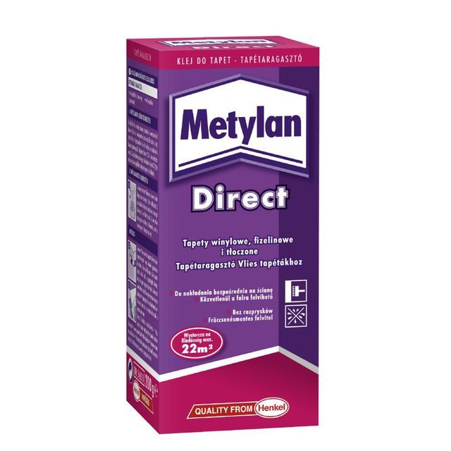  2xklej für tapeten auf vliesstoff metylan garnitur direct 2x200g