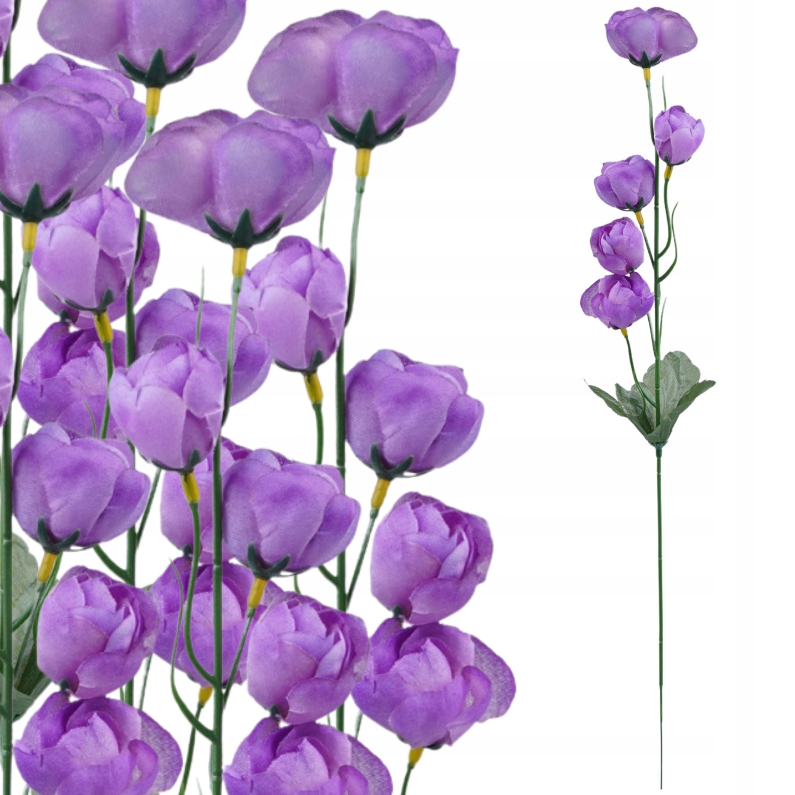  Dirbtiniai lelijos dirbtinės gėlės šakelė su liliami į vainikams puokščių 50cm