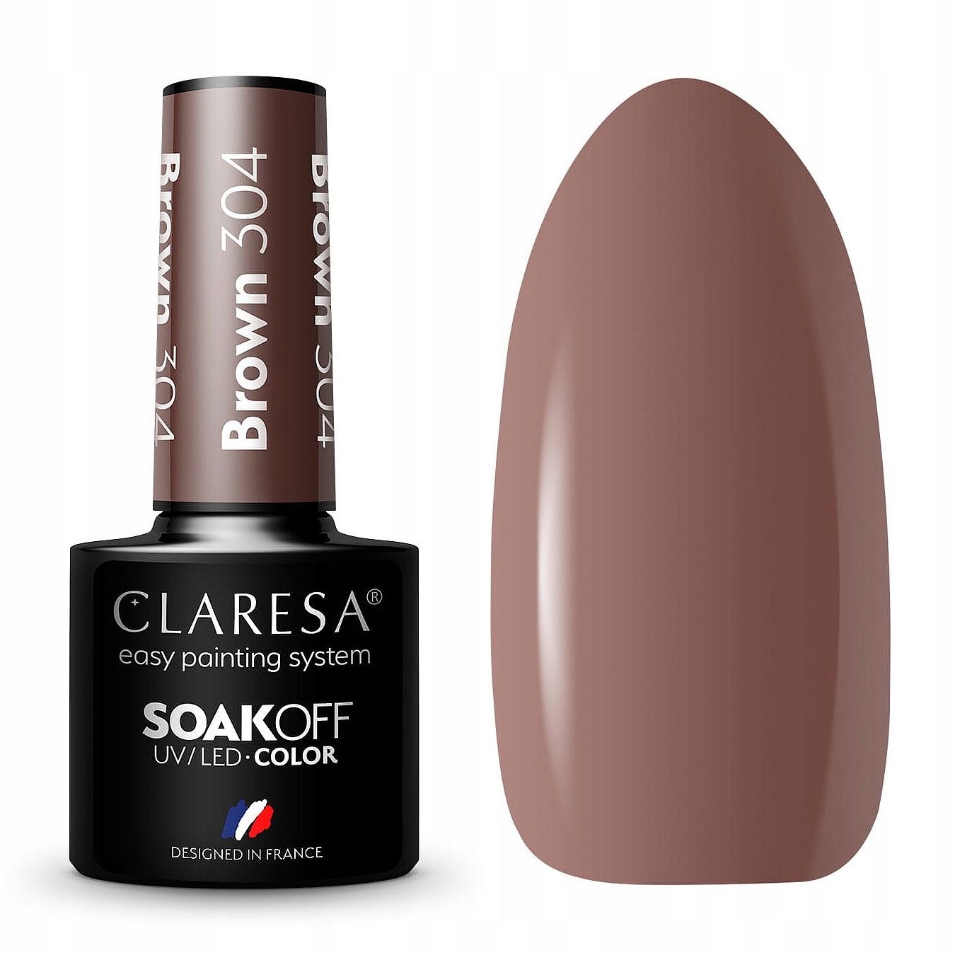  Claresa hübriid küünelakk burgundia glitter pink 554