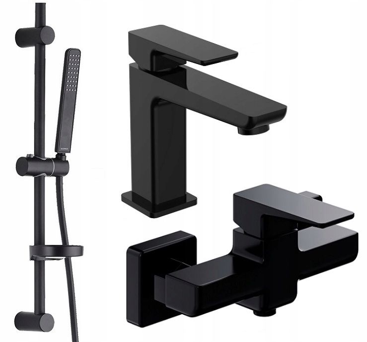  Duschset polka duscharmatur waschbecken
