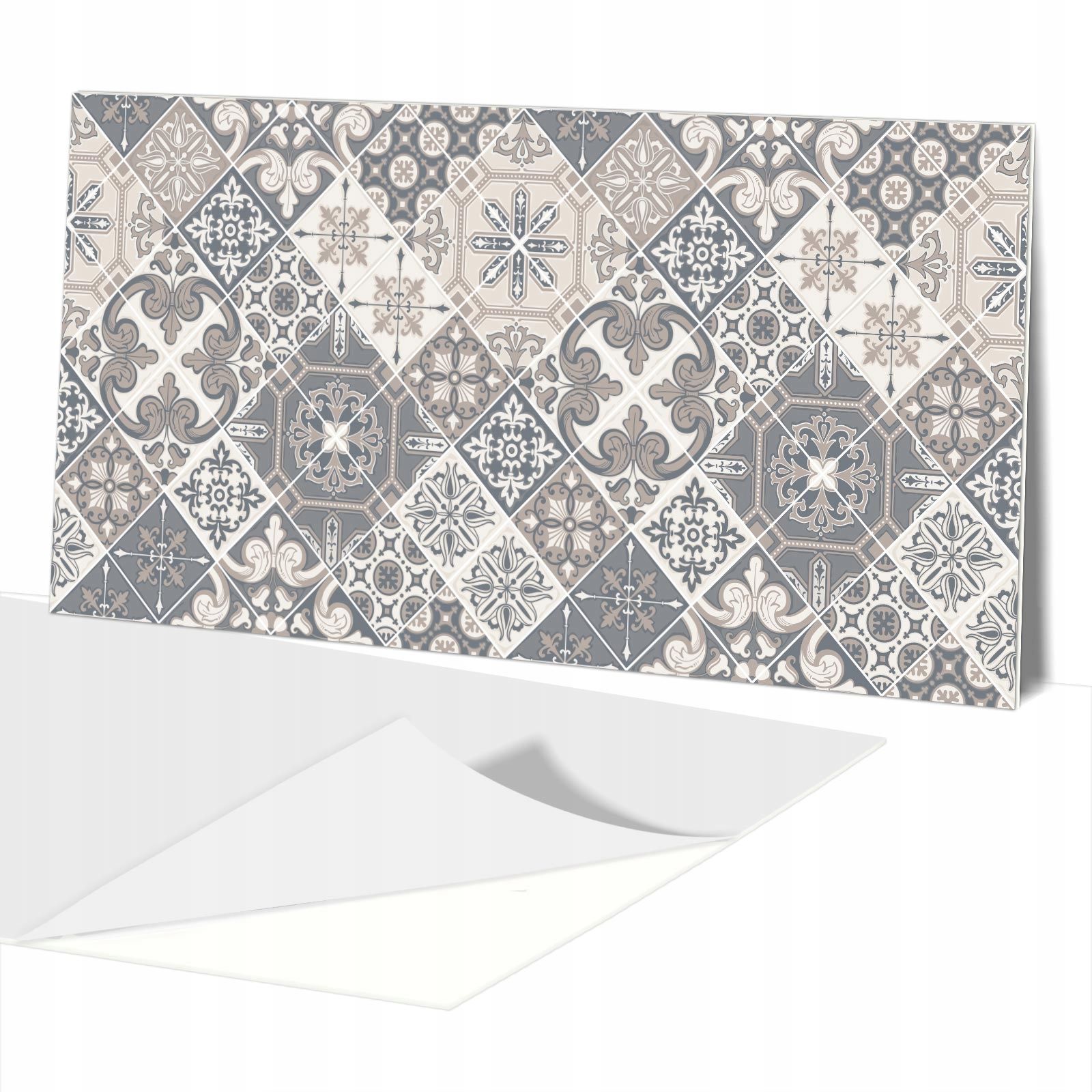  Lipīga plāksne pvc paneļi uz sienas marokānis patchwork 100x50cm