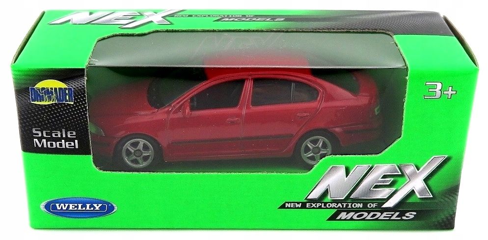  Skoda octavia car modelik welly 1:60