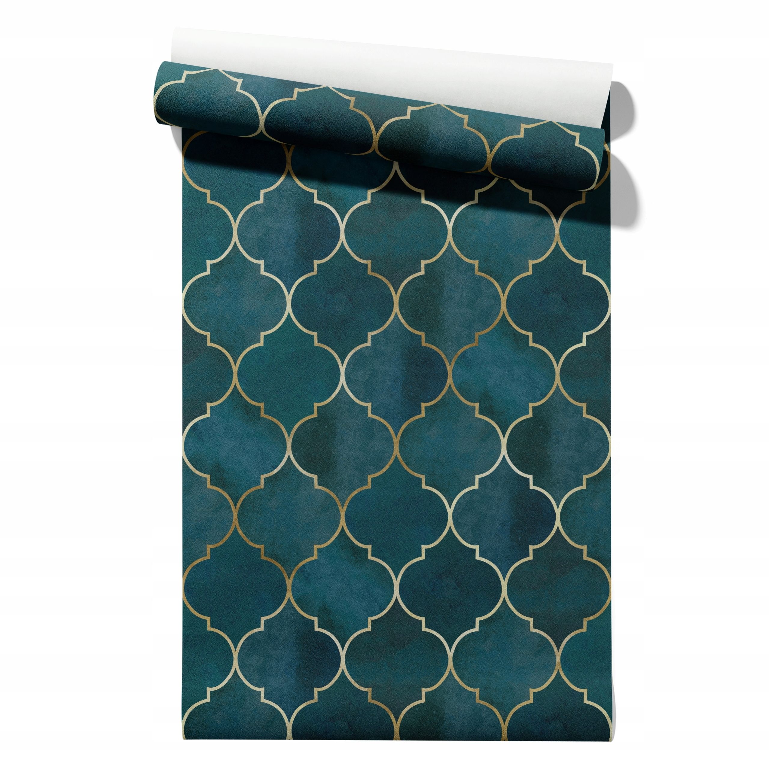  Wallpaper non-woven fabric pastel cherries wallpaper in a roll 50cm x 6,1mb