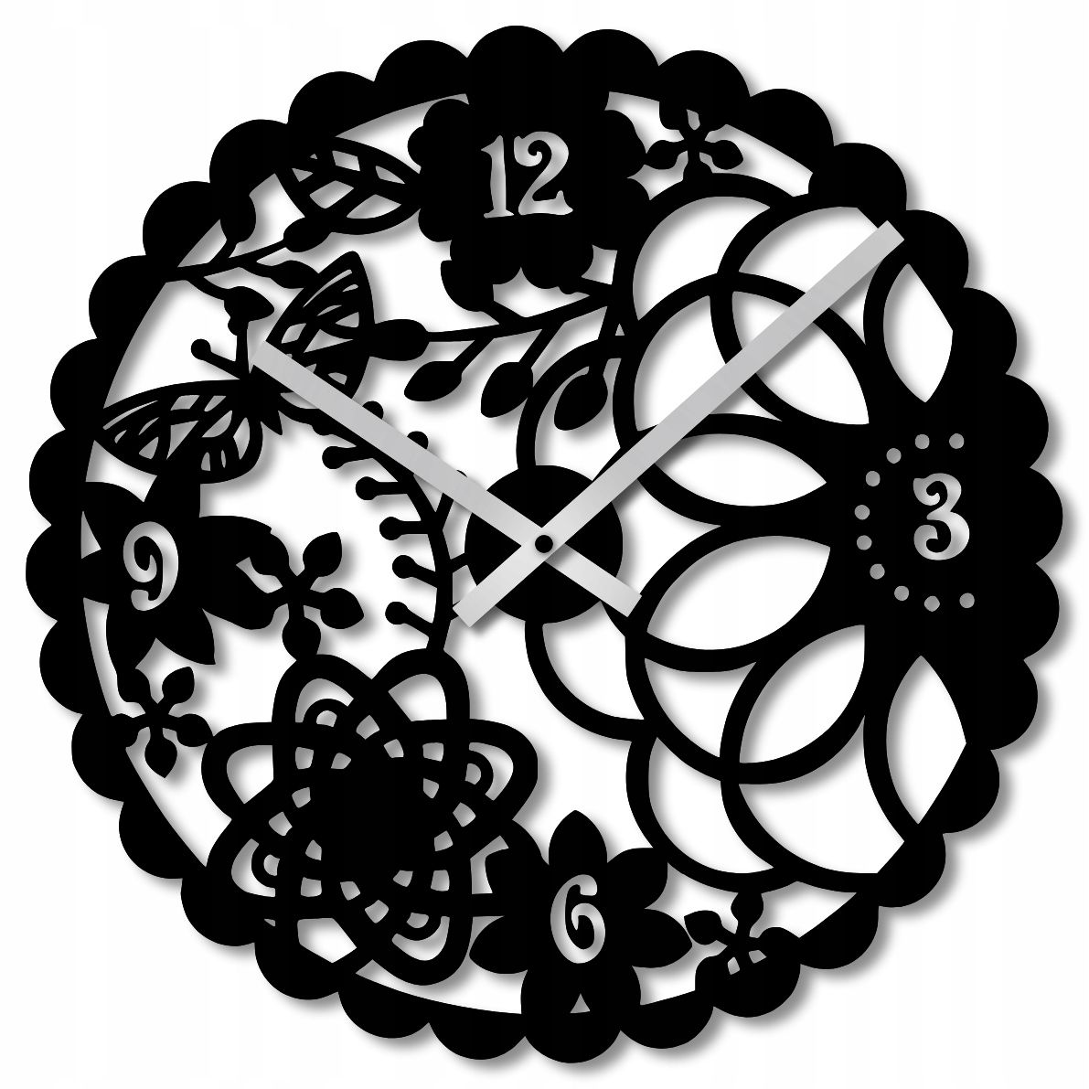  Wall clock 60 cm clock on the wall big clock openwork classic big numbers